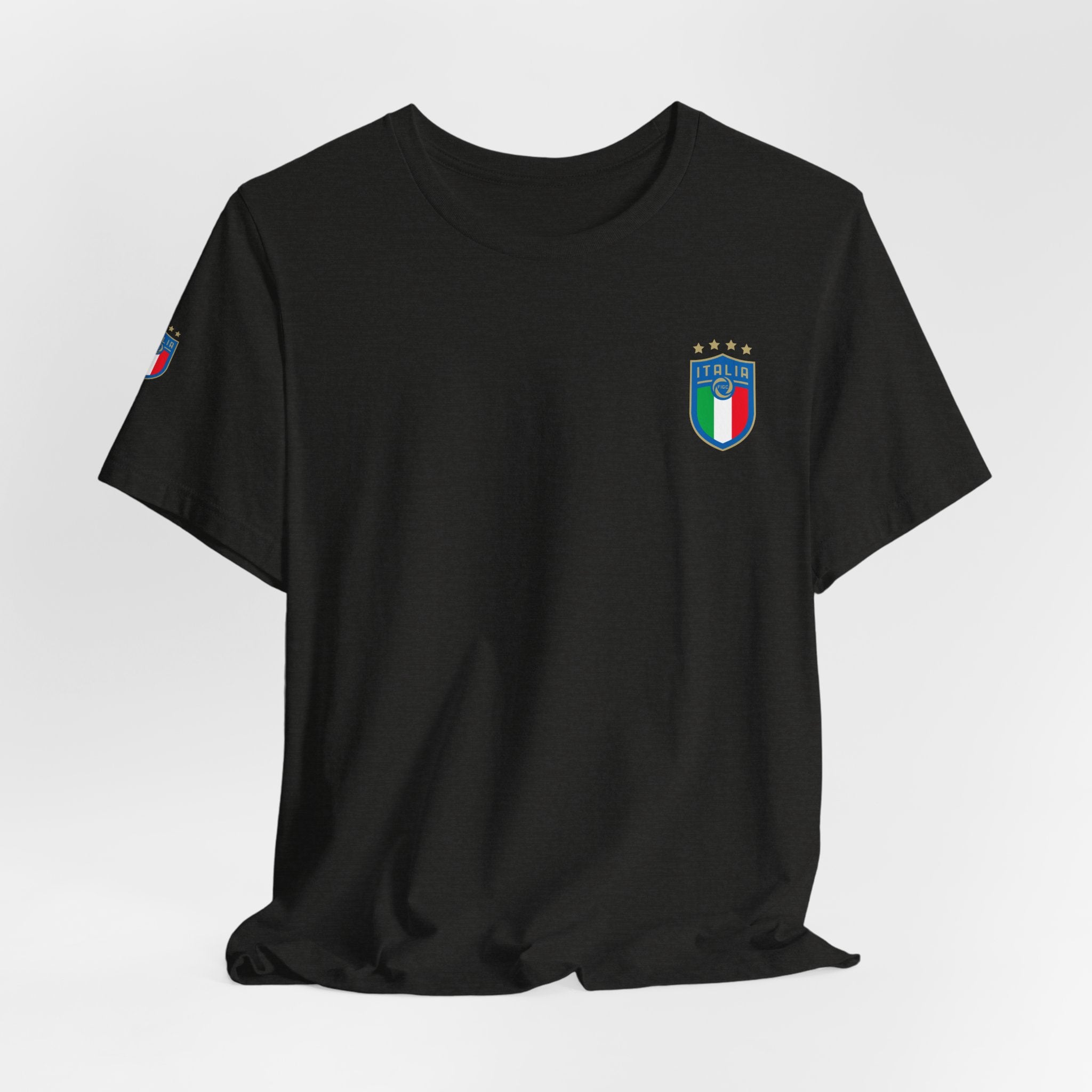 Italy Crest Tee  Italian Flag Shield T-Shirt