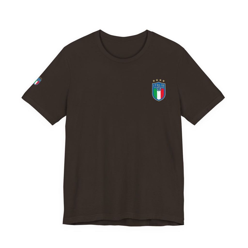 Italy Crest Tee  Italian Flag Shield T-Shirt