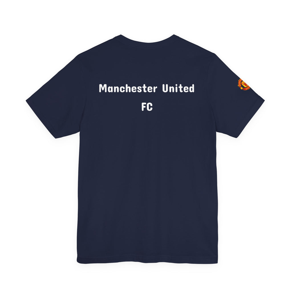 Manchester United Crest T-Shirt Soccer Club Logo Tee