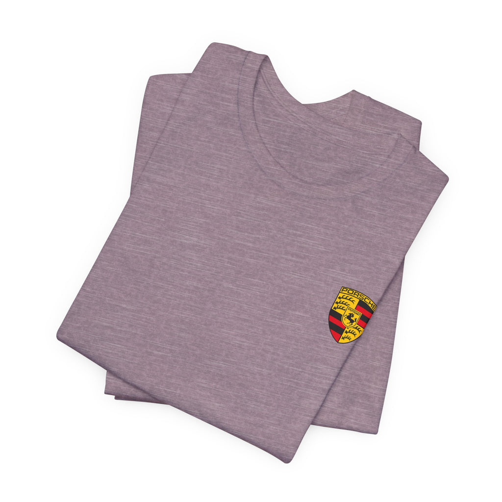 Porsche Crest Tee — Classic Logo Short Sleeve Shirt