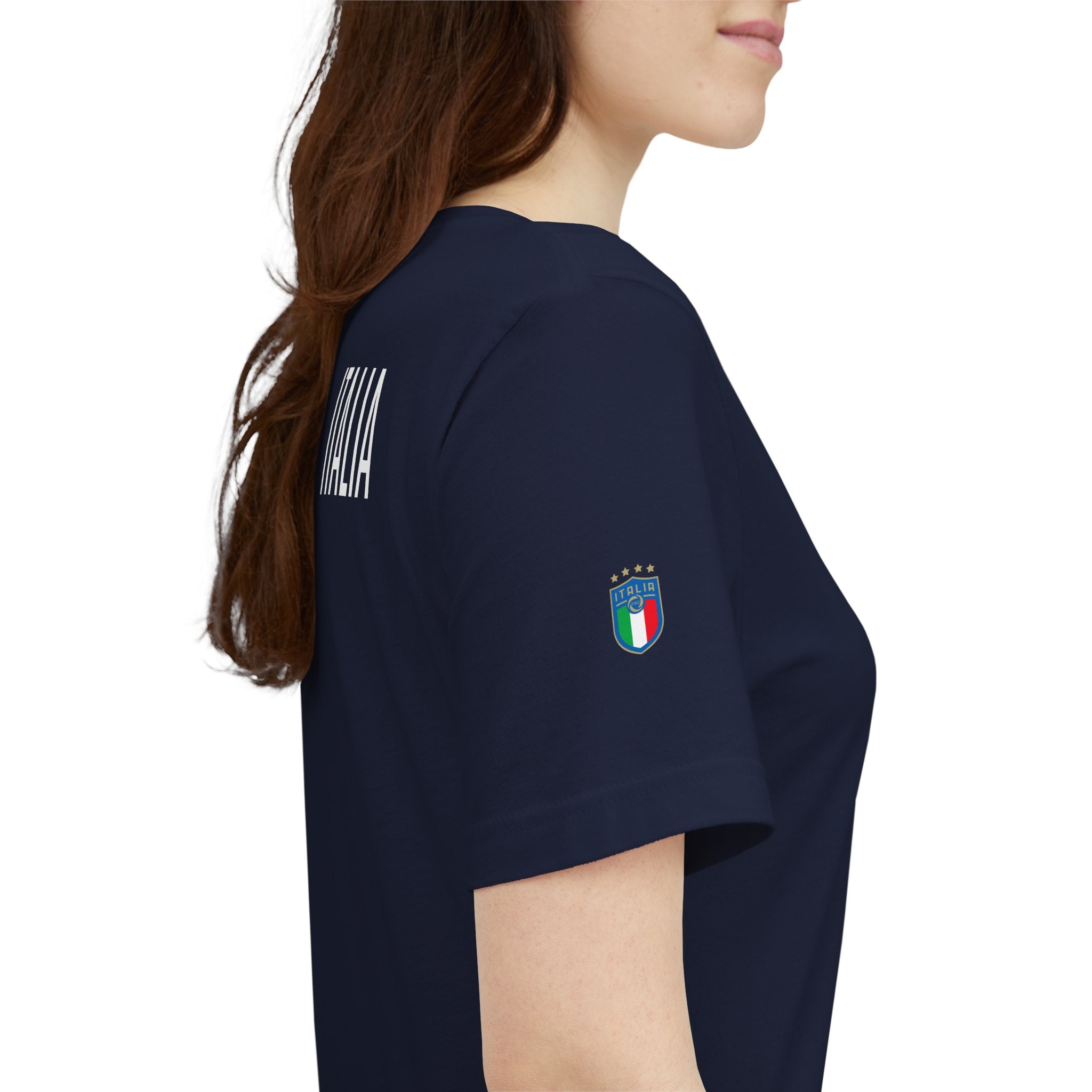 Italy Crest Tee  Italian Flag Shield T-Shirt
