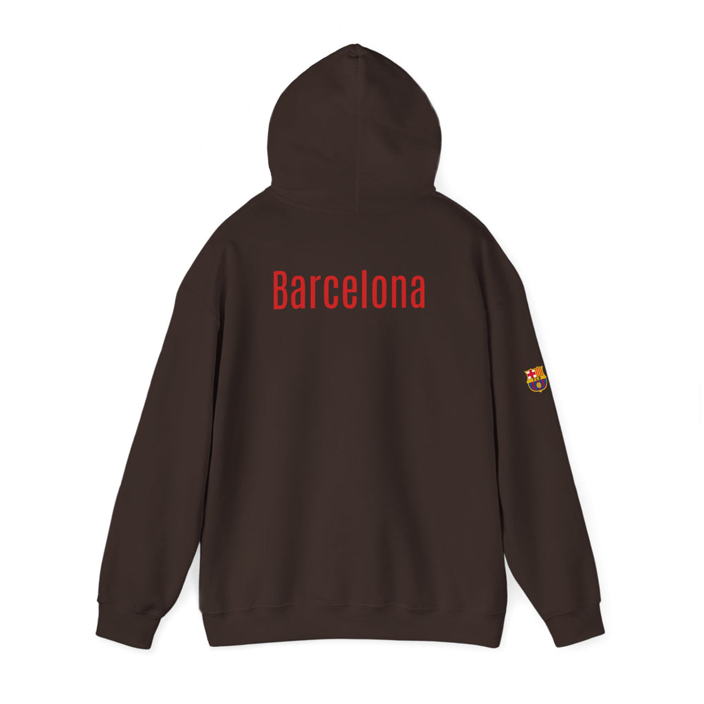Hoodie  Barcelona Crest Hoodie with Small Badge