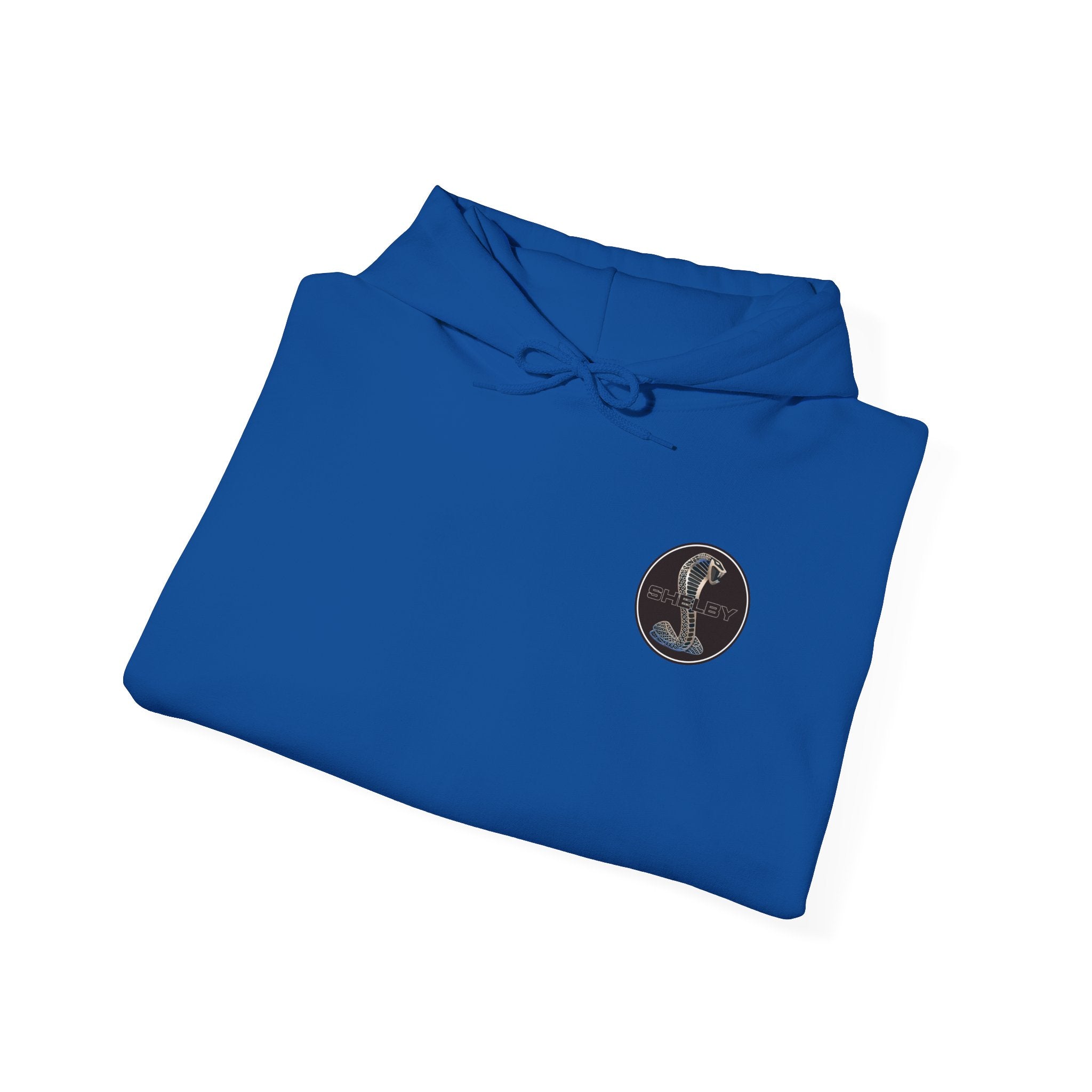 Classic Mustang Hoodie  Vintage Blue Pony Car Pullover