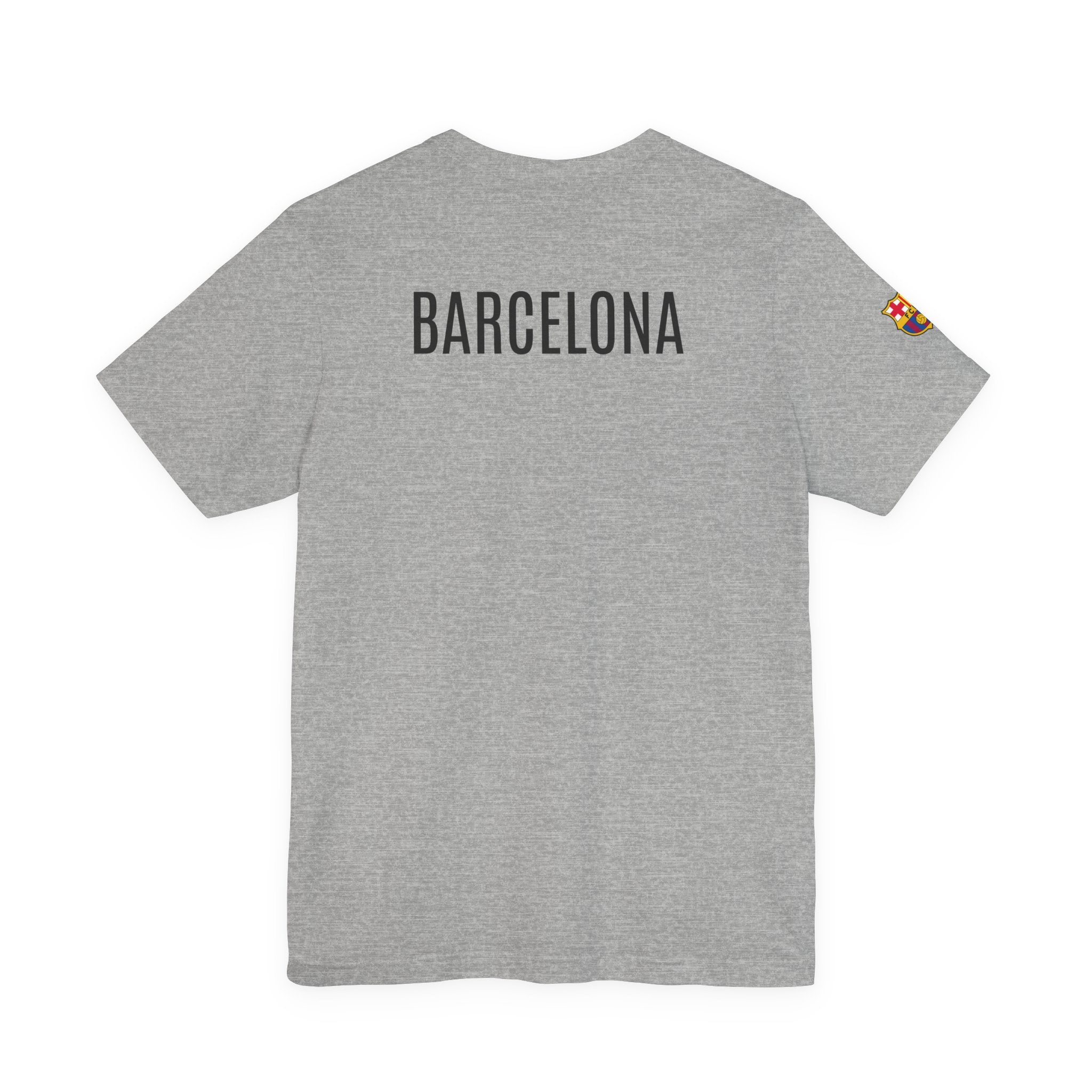 Barcelona Crest T‑Shirt  Minimal Football Fan Tee