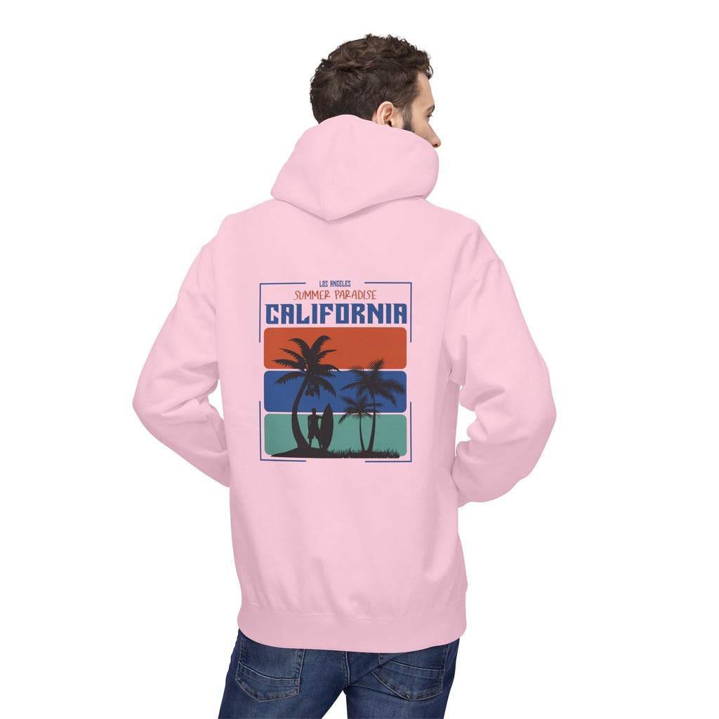 California Sunset Surf Hoodie  Summer Vacation Beach Pullover