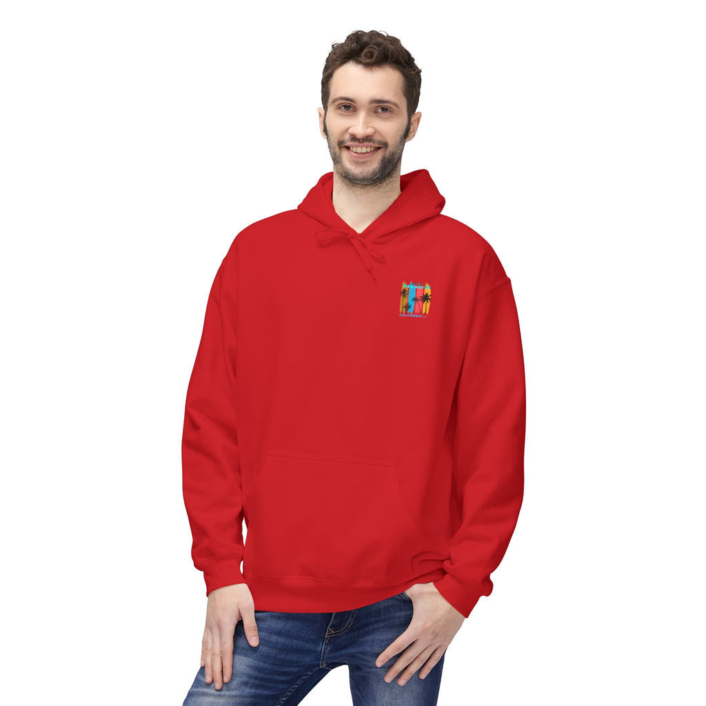 California Sunset Surf Hoodie  Summer Vacation Beach Pullover