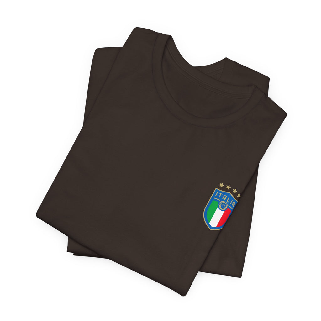 Italy Crest Tee  Italian Flag Shield T-Shirt