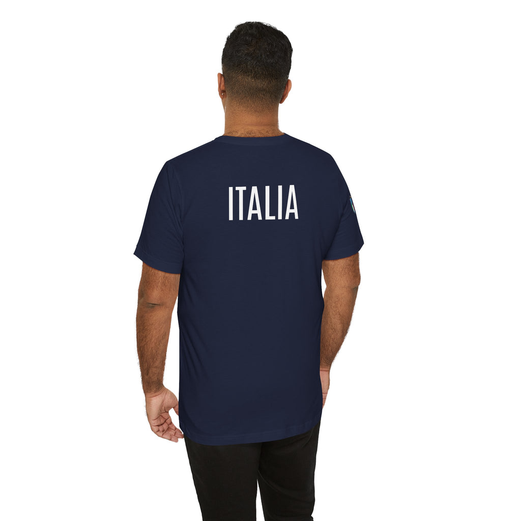 Italy Crest Tee  Italian Flag Shield T-Shirt