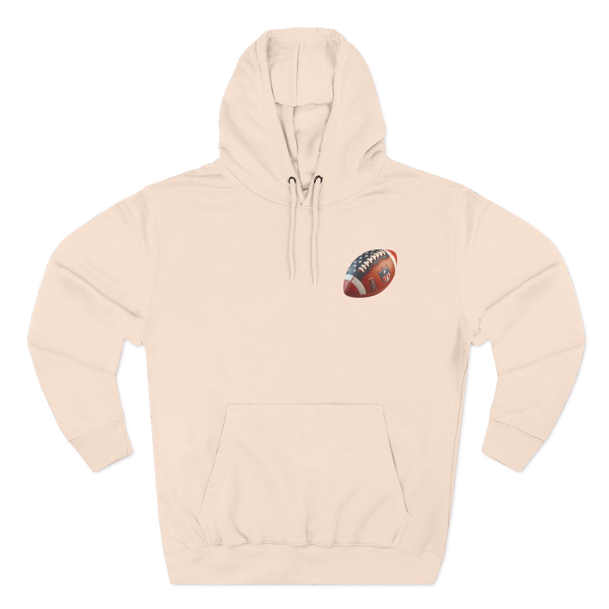 Football Helmet Skull Hoodie Graphic Fleece Pullover for Fans