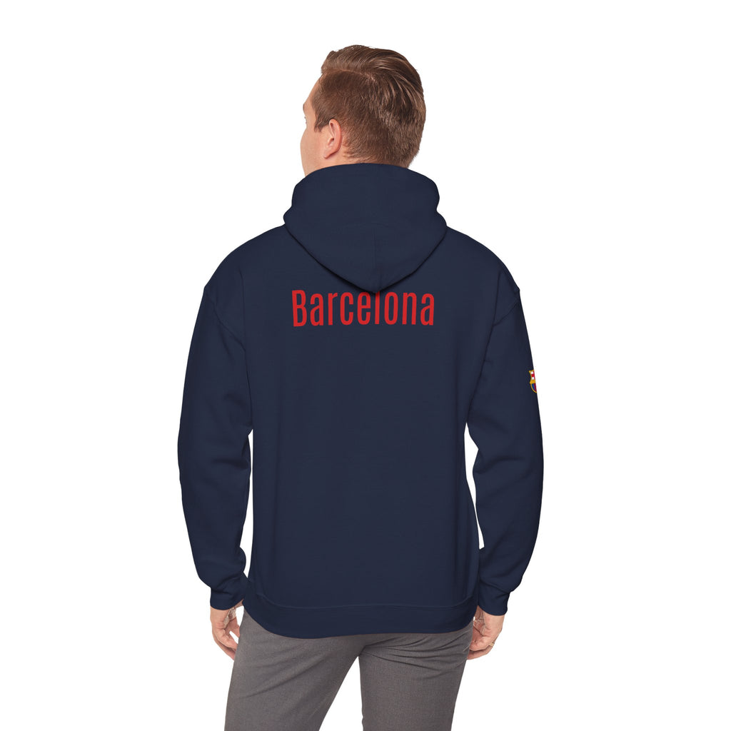Hoodie  Barcelona Crest Hoodie with Small Badge