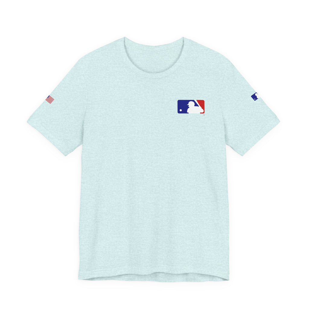 Baseball Logo T-Shirt  Minimal Chest Patch Tee