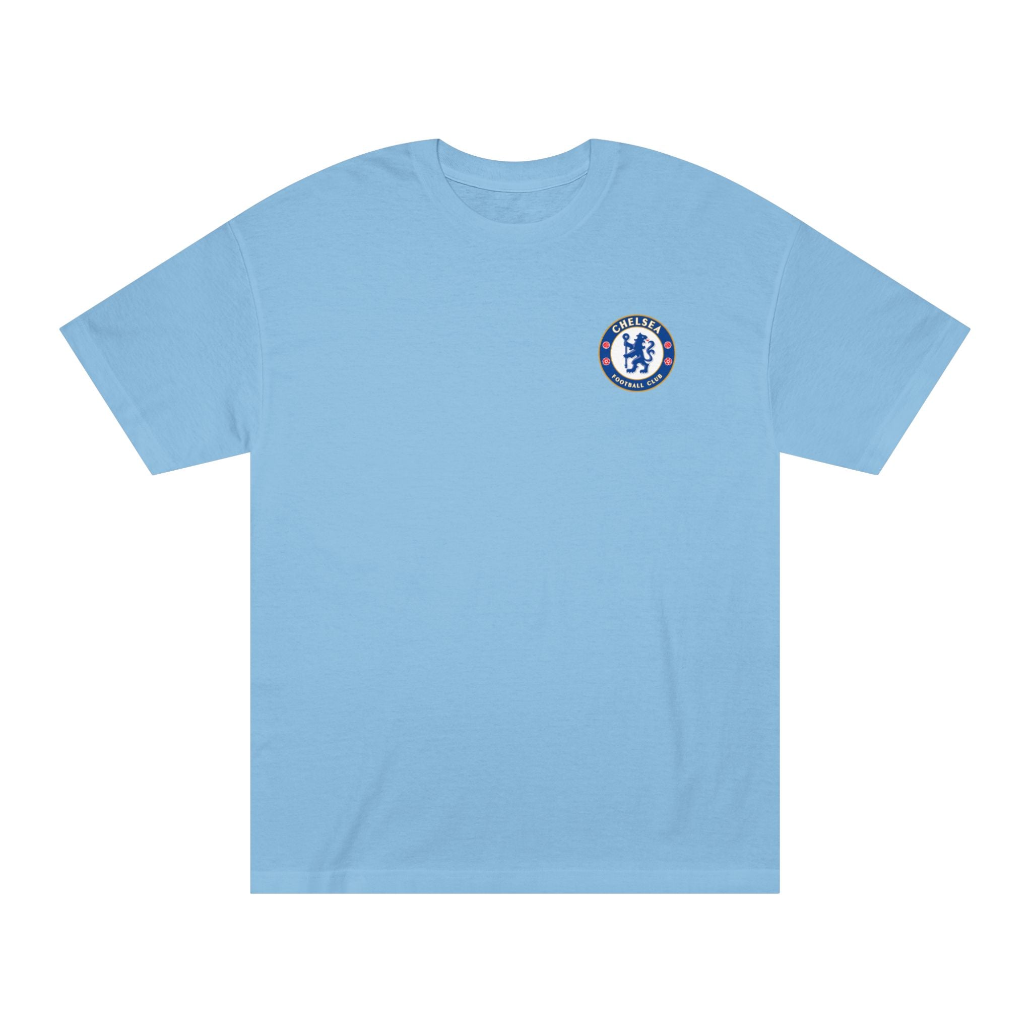 Chelsea Football Club Tee Minimal Crest Front & CHELSEA Back