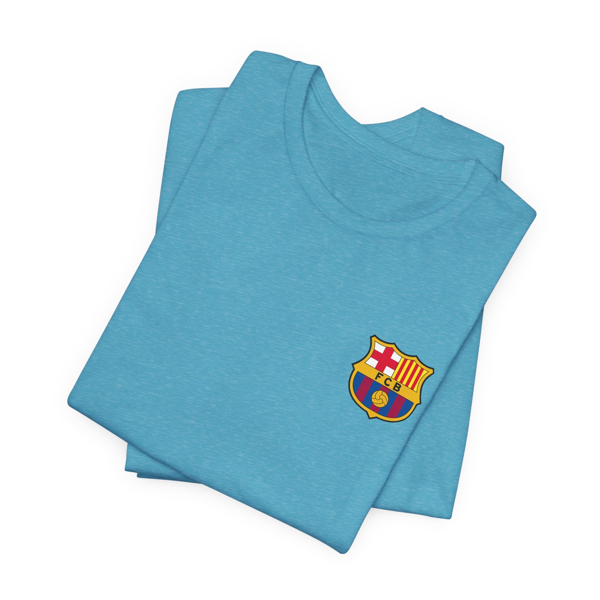 Barcelona Crest T‑Shirt  Minimal Football Fan Tee