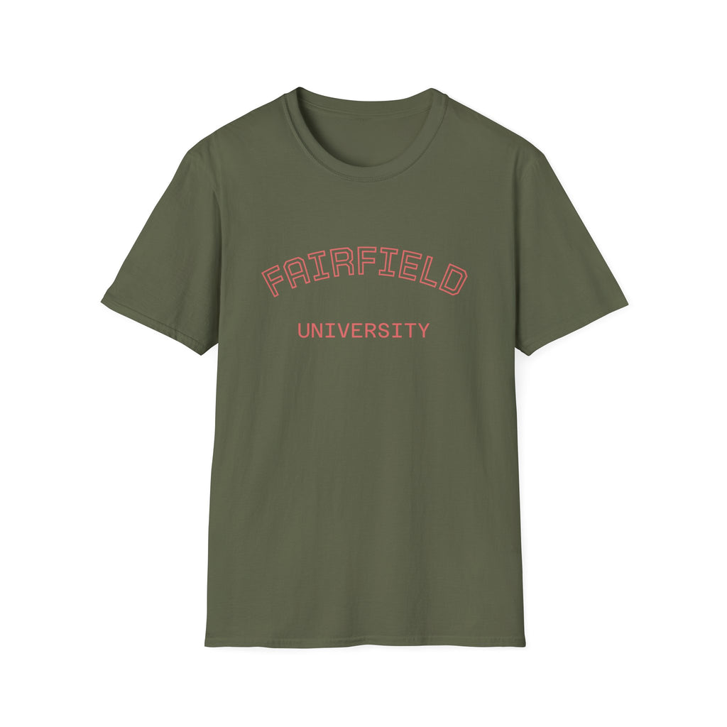 Fairfield University Whale Tee - Unisex Softstyle T-Shirt for Students, Casual Wear, Gift, Graduation, College Apparel