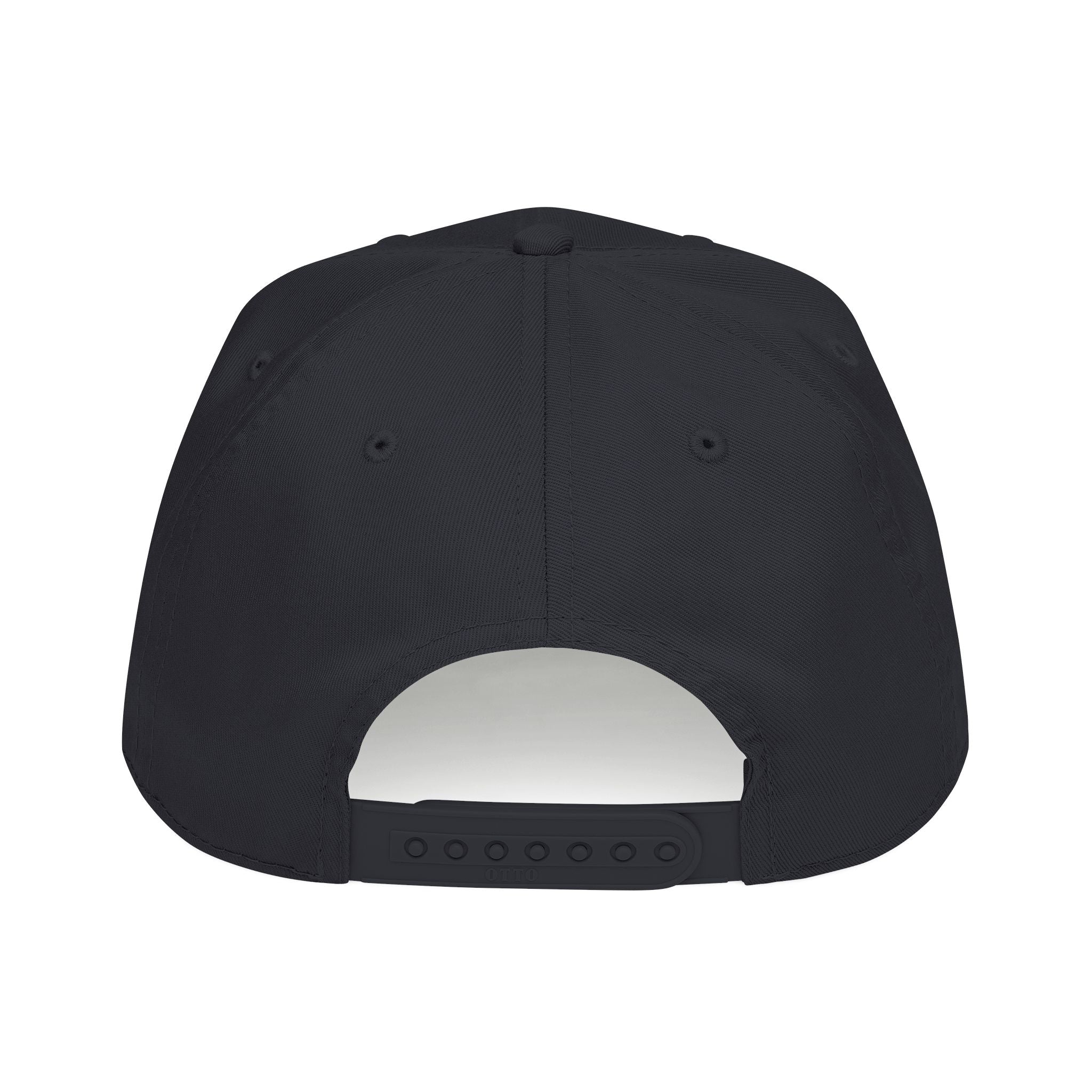 Golf Embroidered Mid Profile Cap — Classic Two-Tone Golf Hat