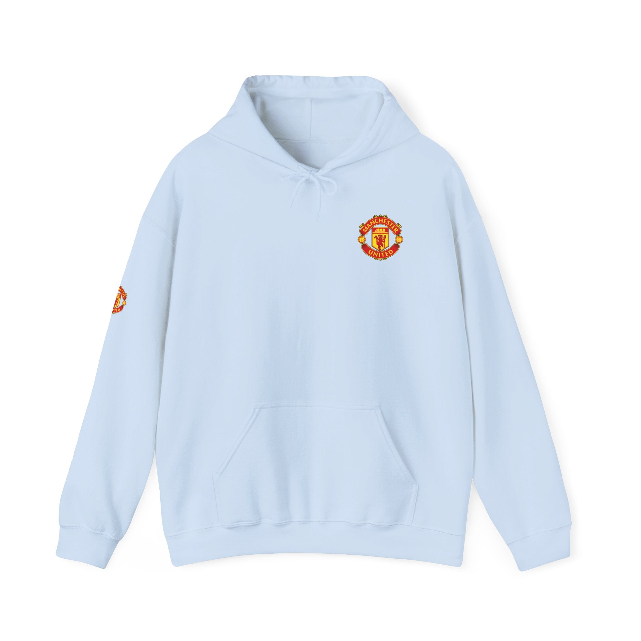 Manchester United FC Logo Hoodie  Minimal Crest Pullover