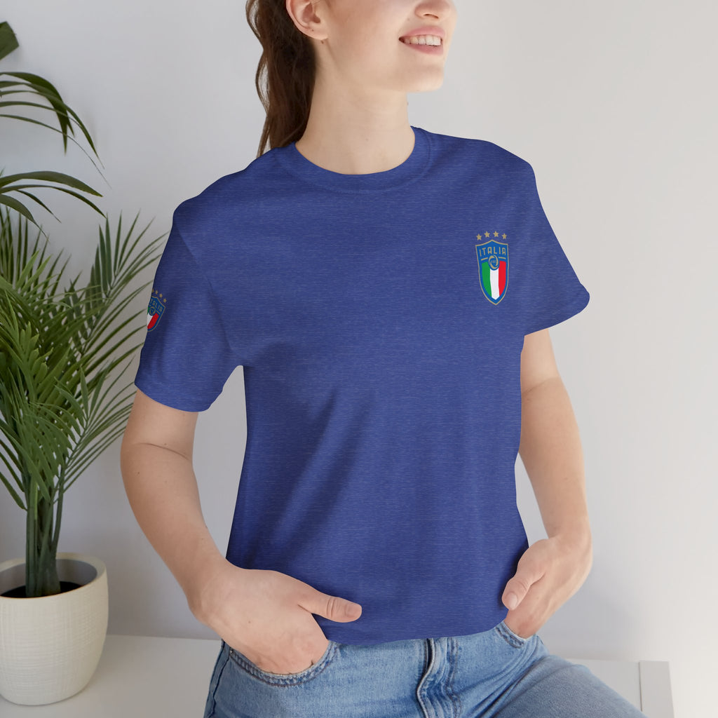 Italy Crest Tee  Italian Flag Shield T-Shirt