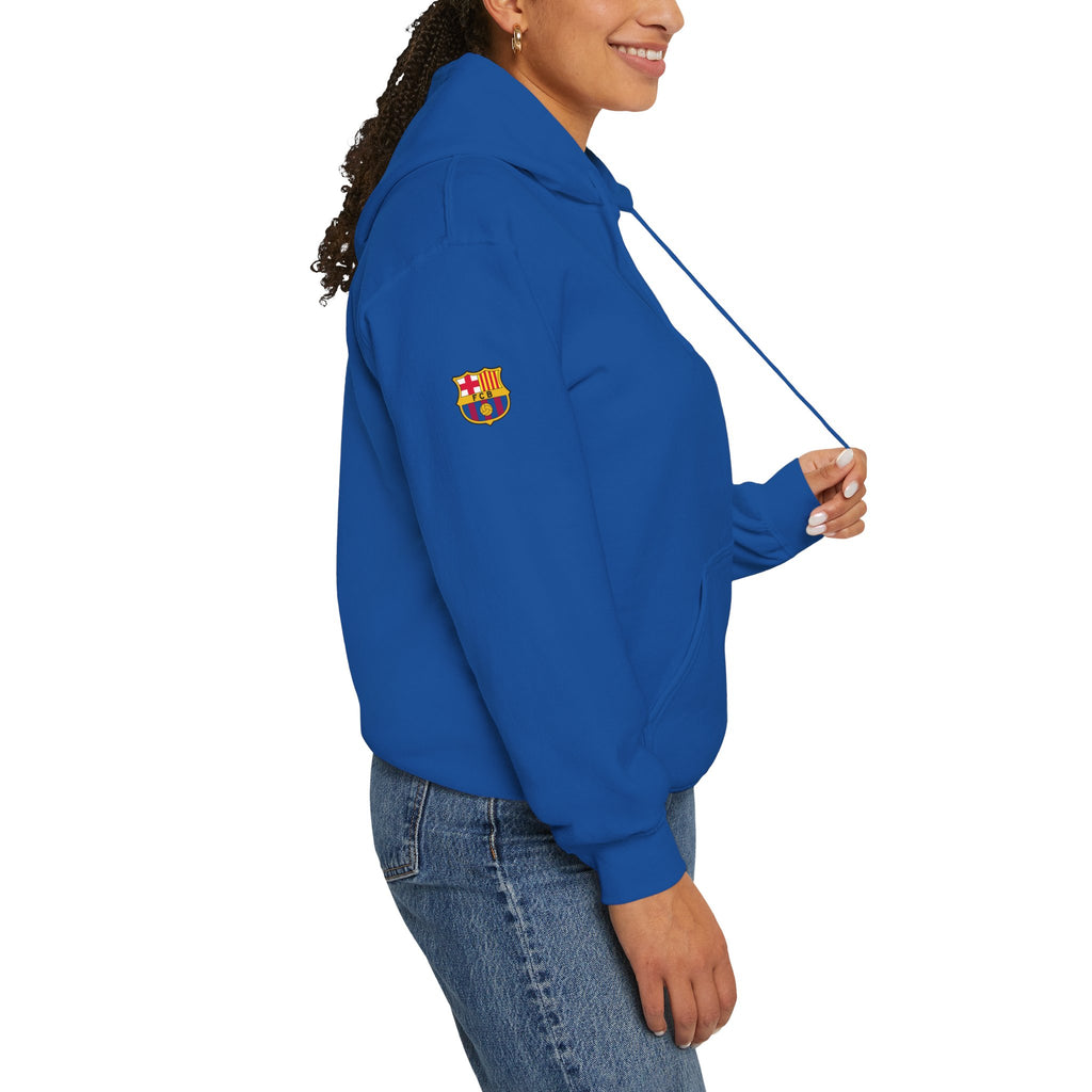 Hoodie  Barcelona Crest Hoodie with Small Badge