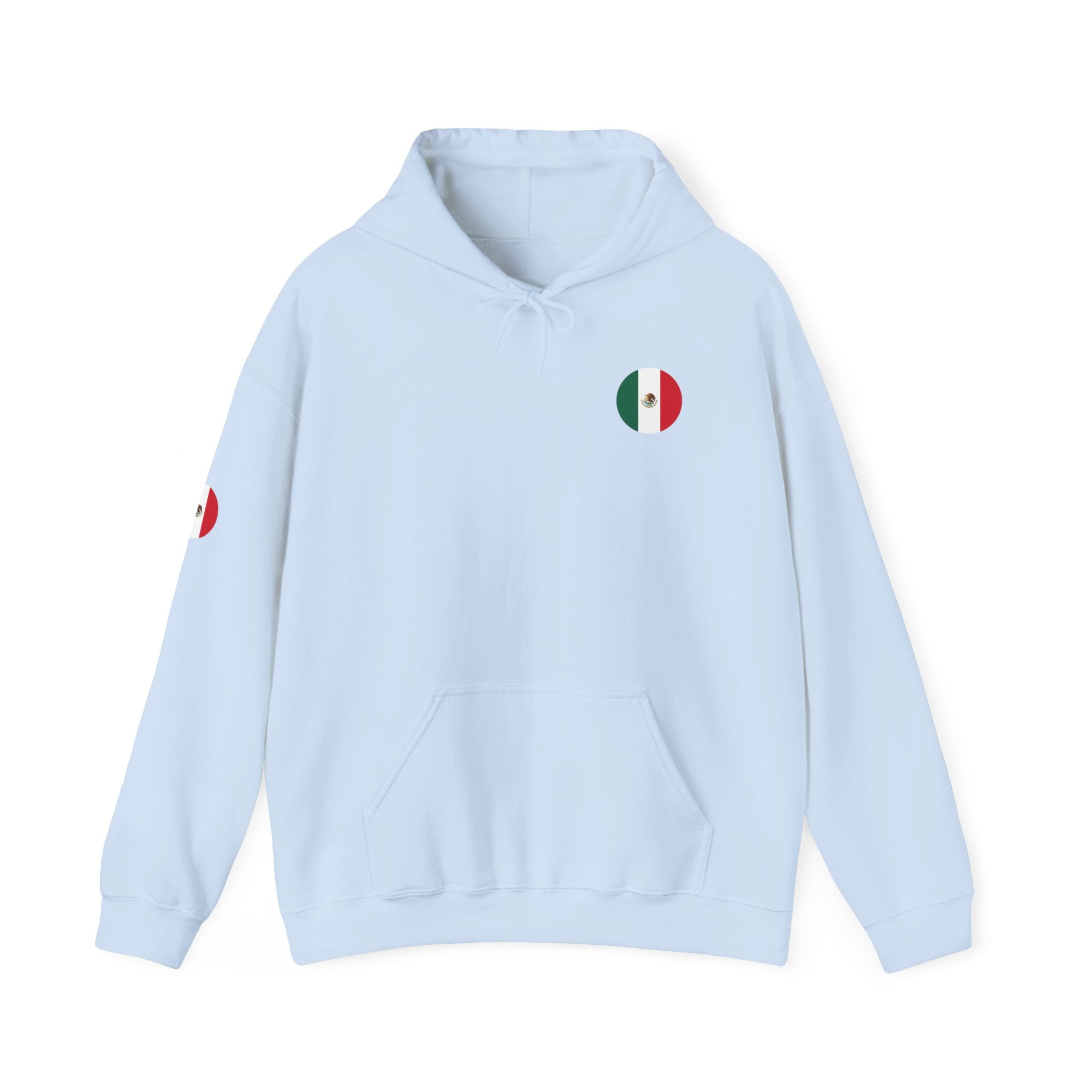 Mexico Flag Hoodie  Minimal Mexican Pride Pullover
