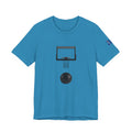 Basketball Silhouette Tee Hoop and Dunk Action