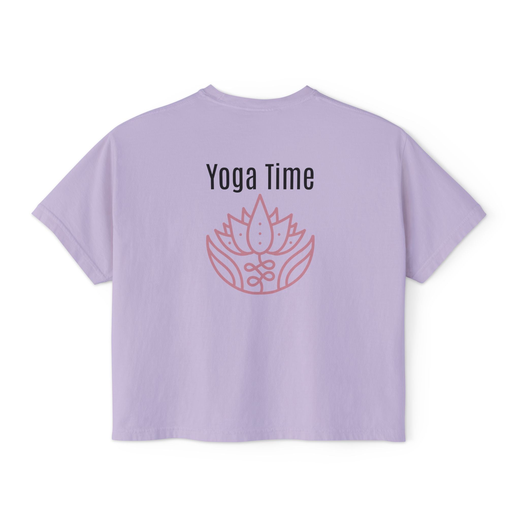 Yoga Time Women's Boxy Tee  Relaxed Fit Yoga Tee for Women
