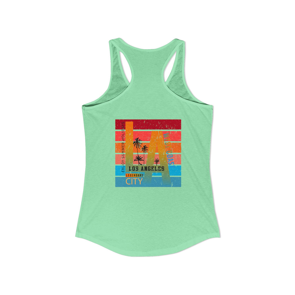 California Athletic Women's Racerback Tank  Women's California Athletic Tank Top