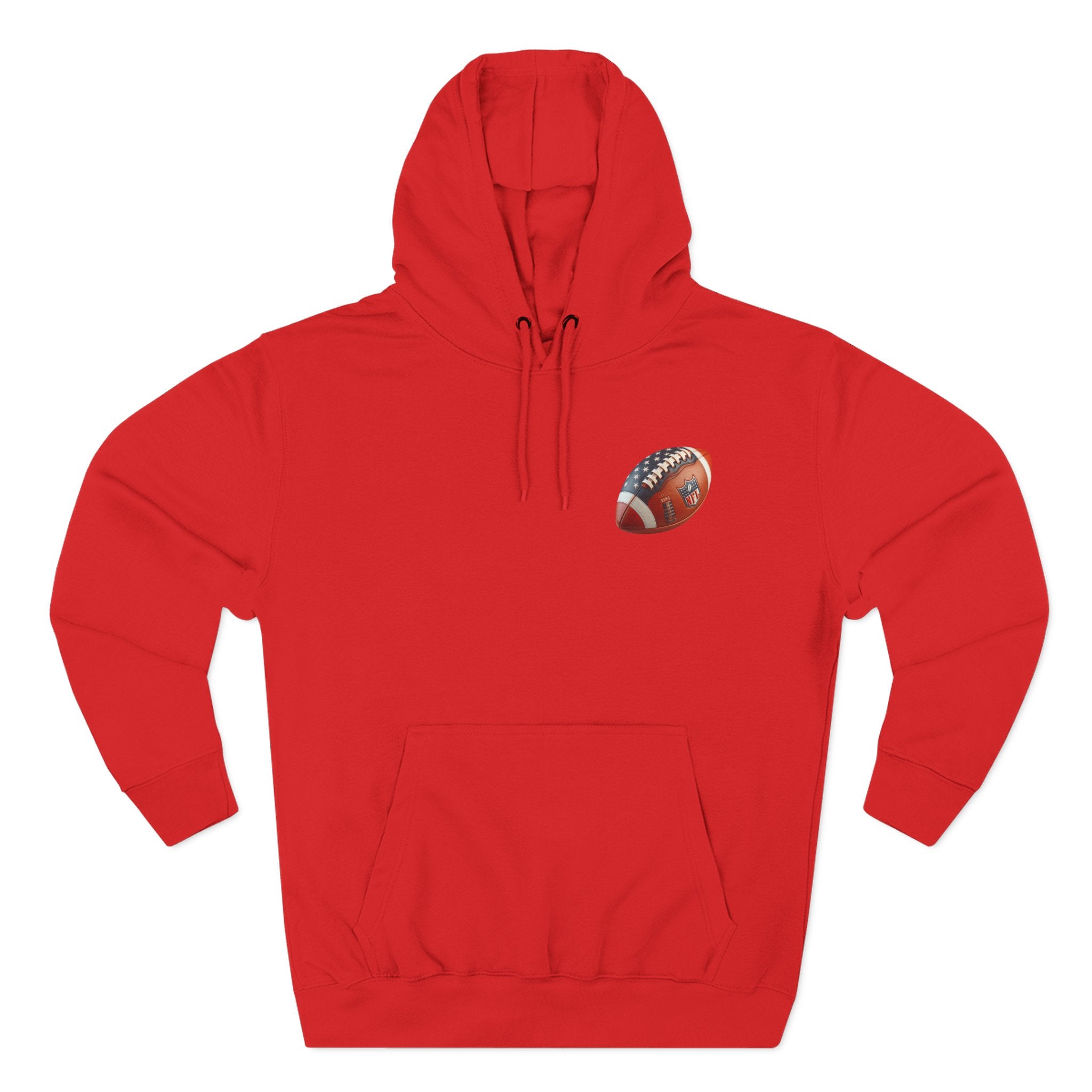 Football Helmet Skull Hoodie Graphic Fleece Pullover for Fans