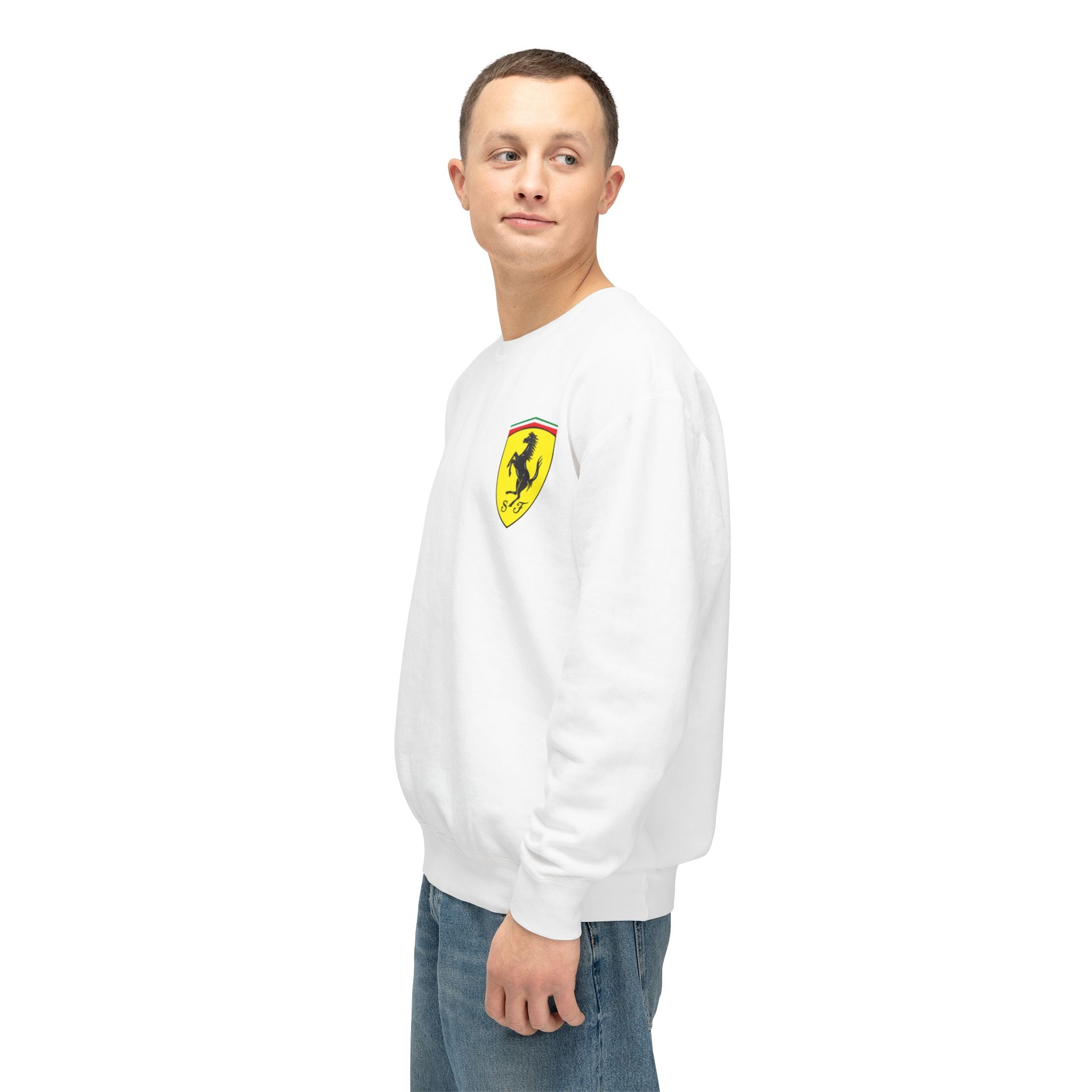 Ferrari Logo Crewneck Sweatshirt
