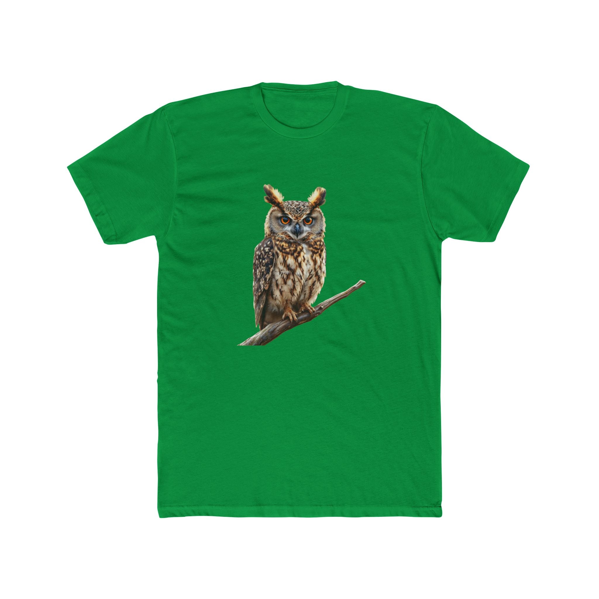 Great Horned Owl Illustration T-Shirt | Wildlife Bird Tee