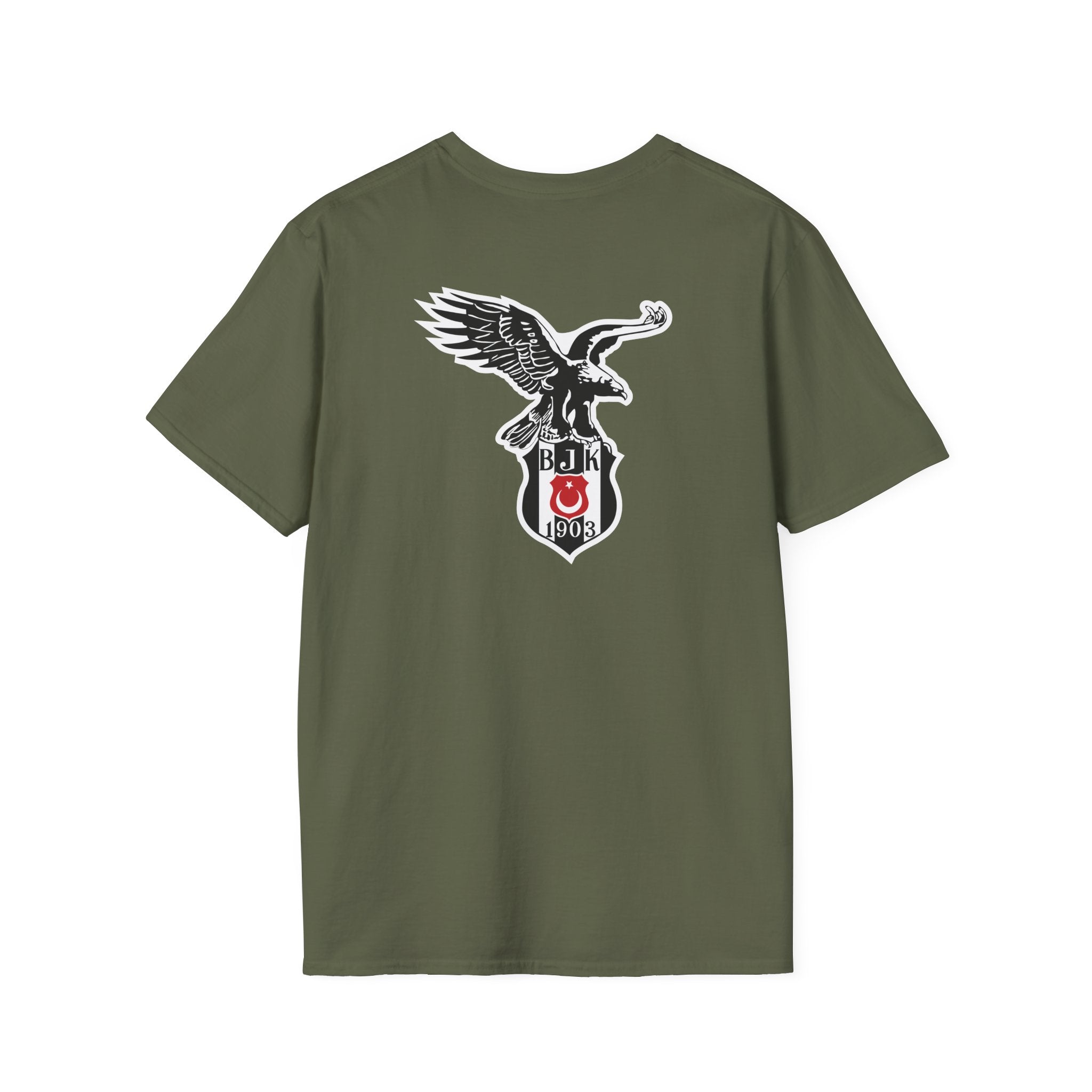 Besiktas Eagle T-Shirt  Football Club Crest Tee soccer jersey