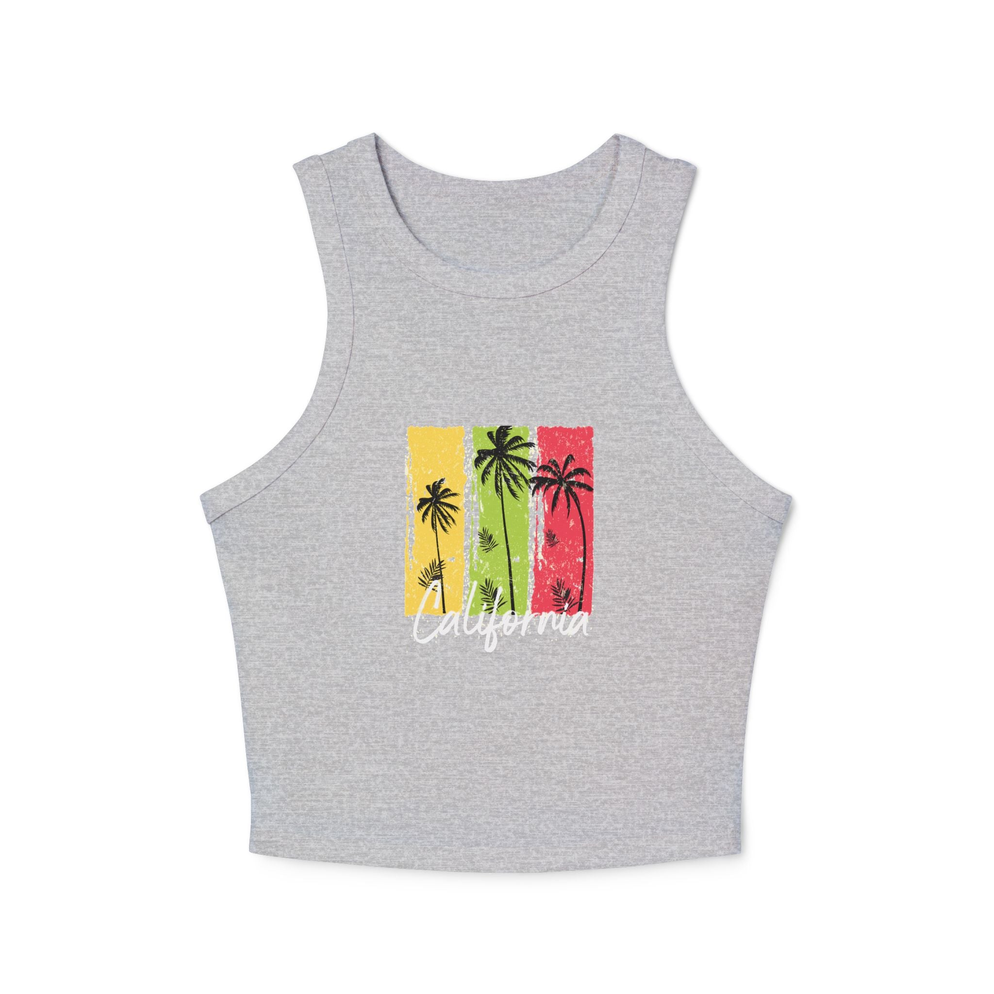 California Surf Van Racer Tank Top Retro Beach Graphic