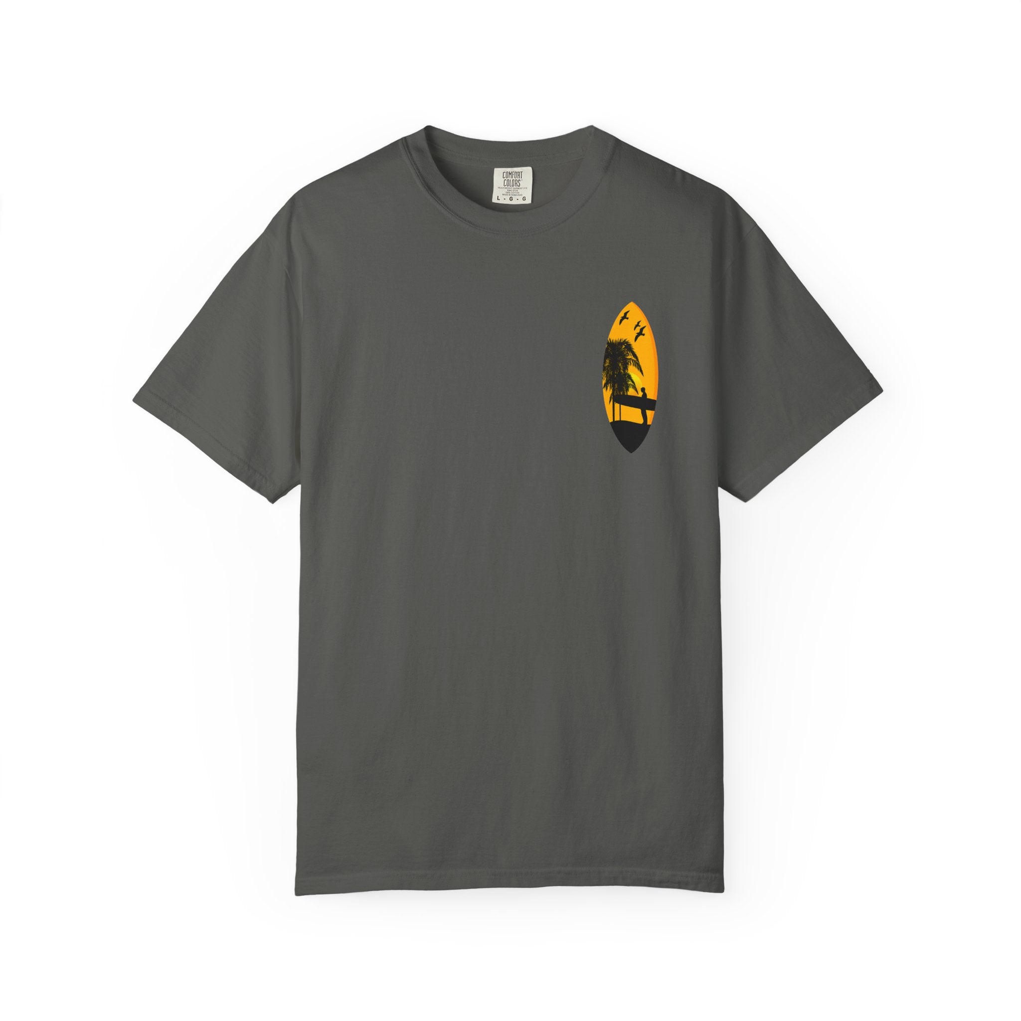 Venice Beach Sunset T-Shirt  Palm Trees & Surf Retro Graphic
