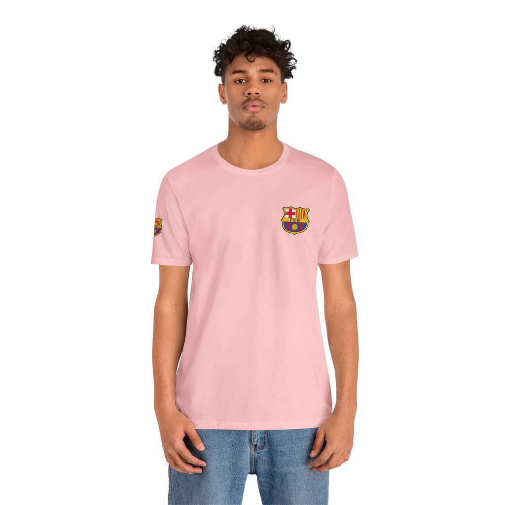 Barcelona Crest T‑Shirt  Minimal Football Fan Tee