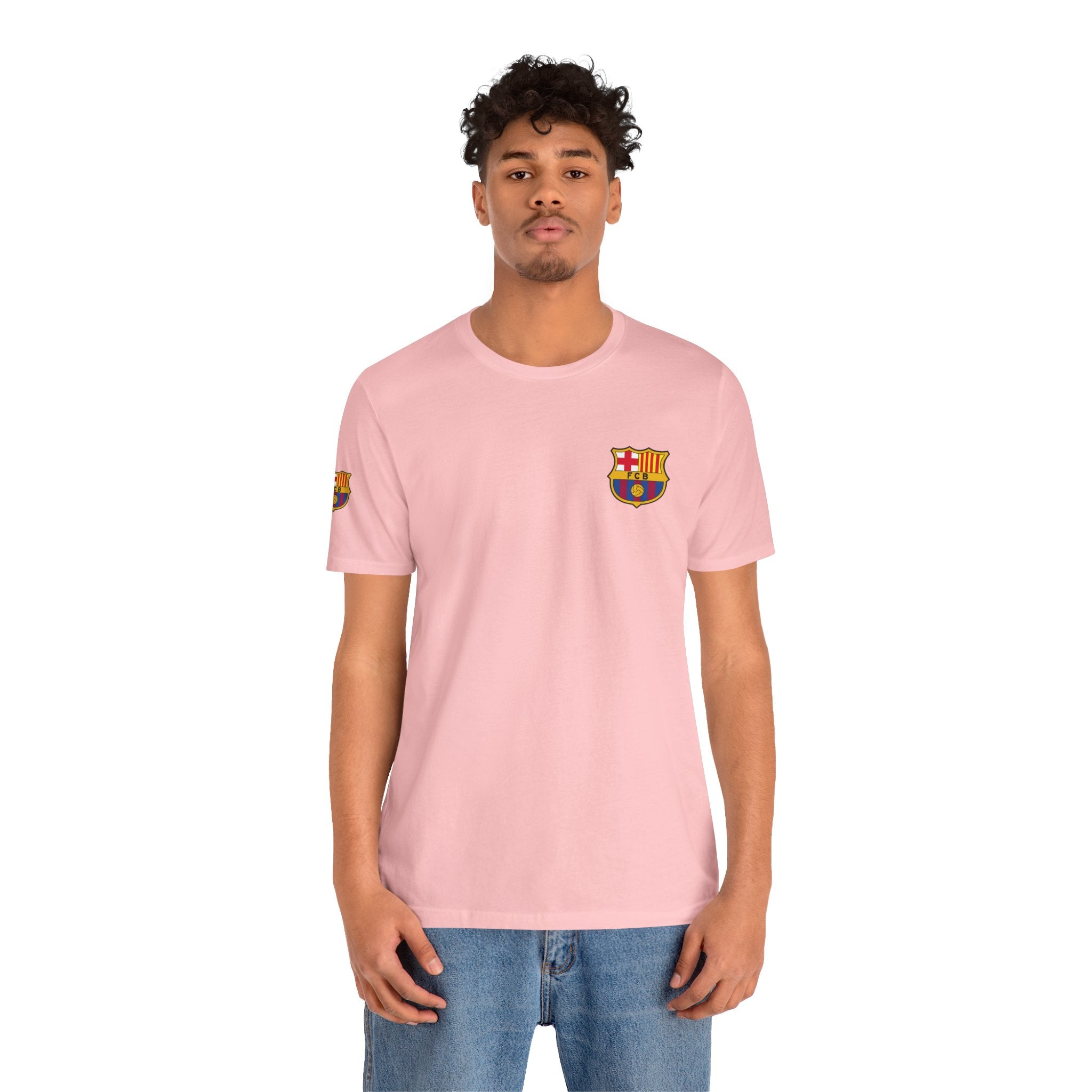 Barcelona Crest T‑Shirt  Minimal Football Fan Tee
