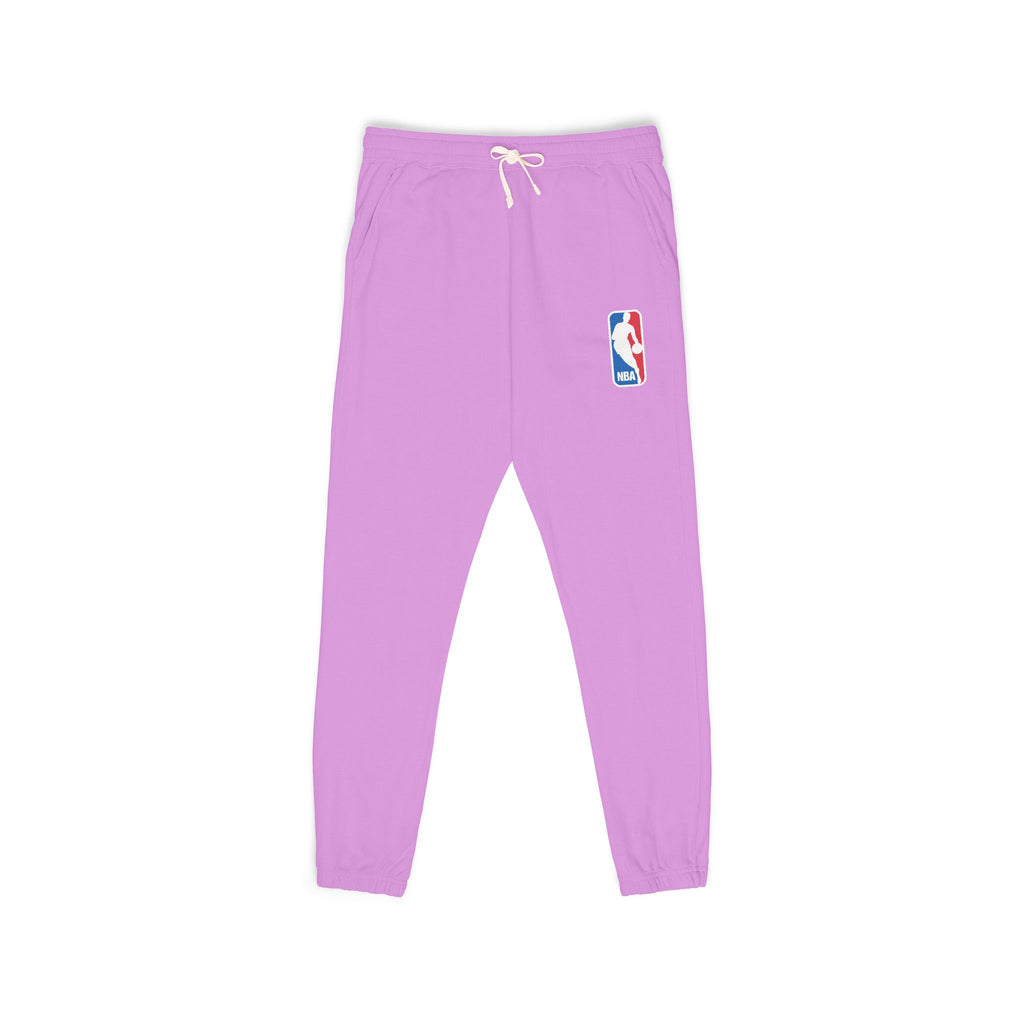 Basketball Logo Sweatpants Fleece Joggers, Garment-Dyed