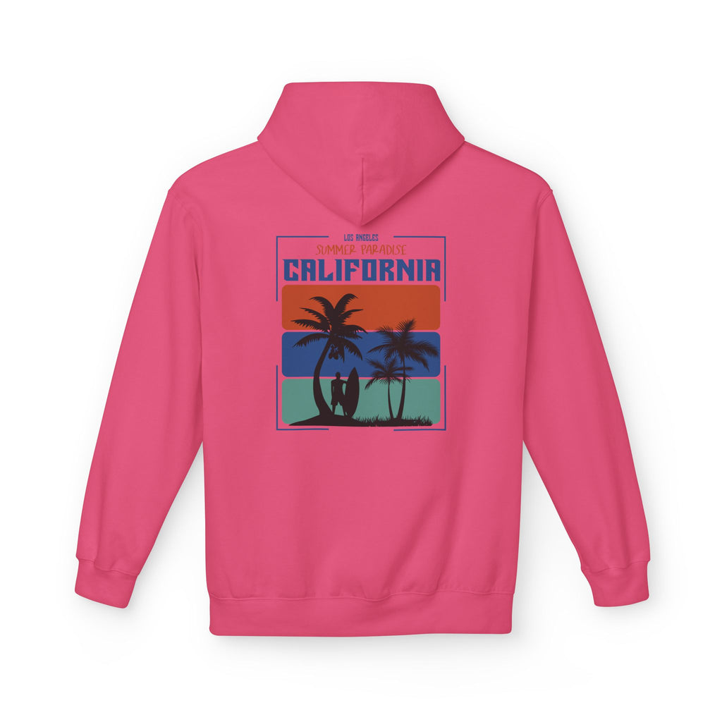 California Sunset Surf Hoodie  Summer Vacation Beach Pullover