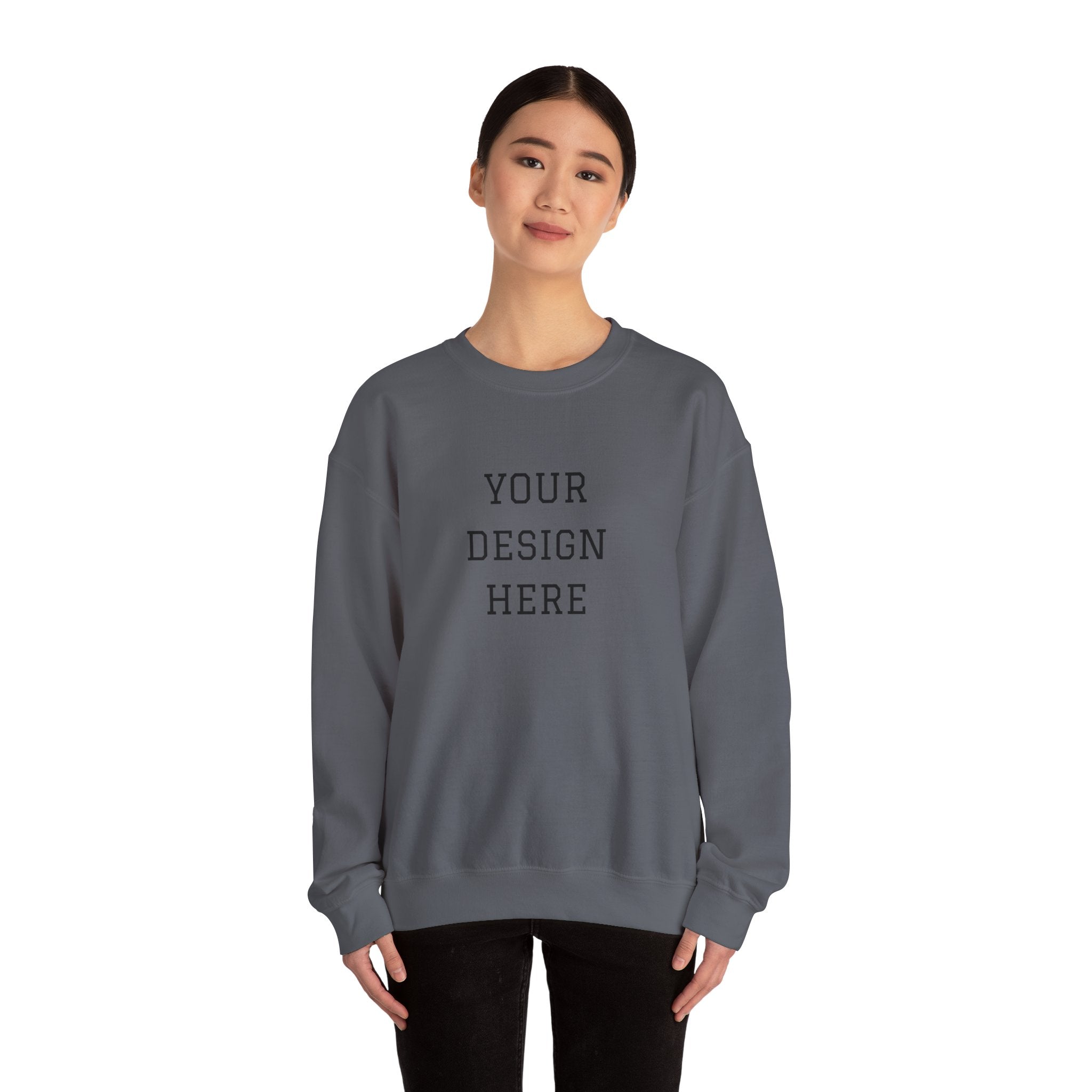 Customizable Message Sweatshirt Personalized Text Crewneck