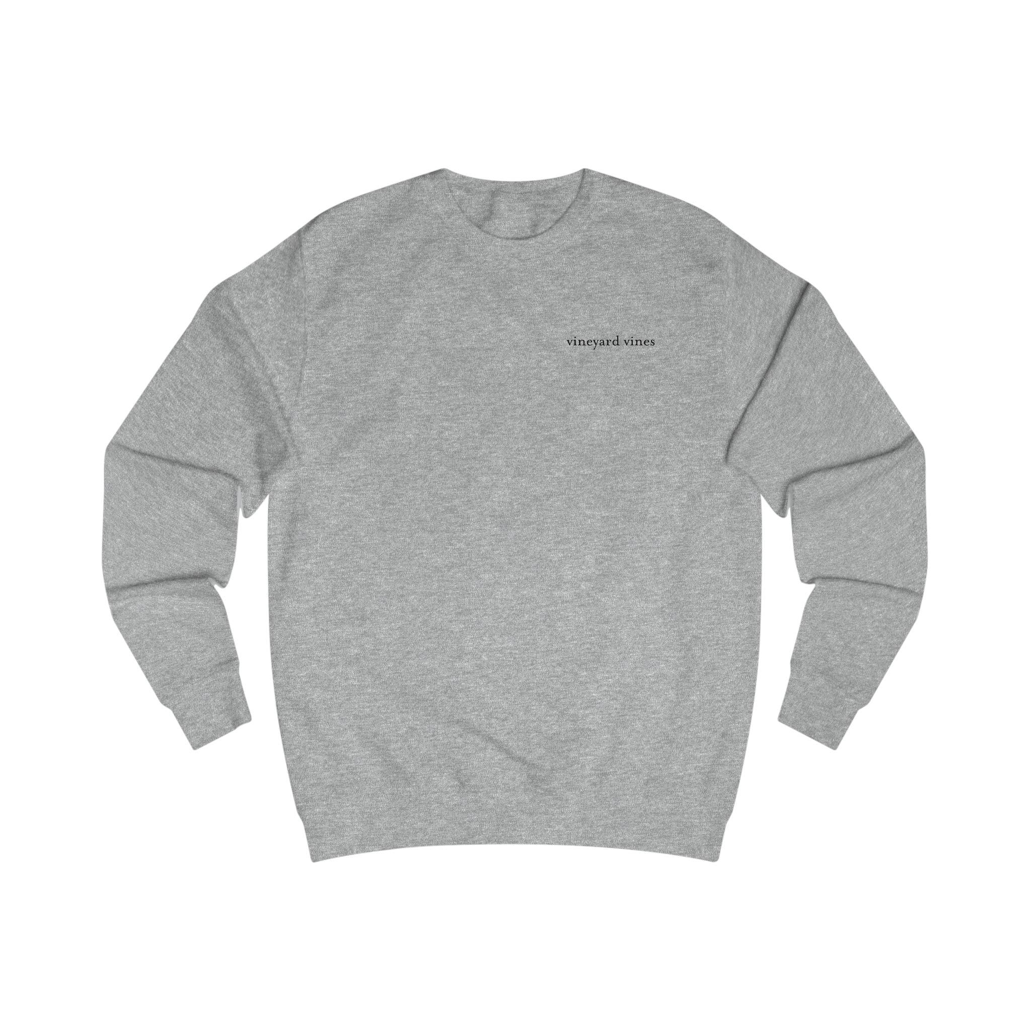 Pink Whale Vineyard Vines sweatshirt | Minimal Logo Crewneck