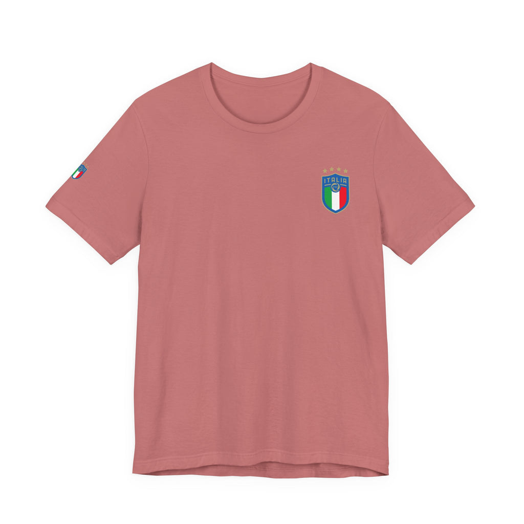 Italy Crest Tee  Italian Flag Shield T-Shirt