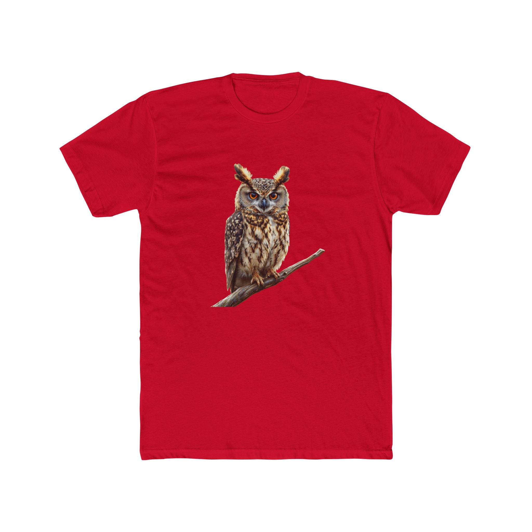 Great Horned Owl Illustration T-Shirt | Wildlife Bird Tee
