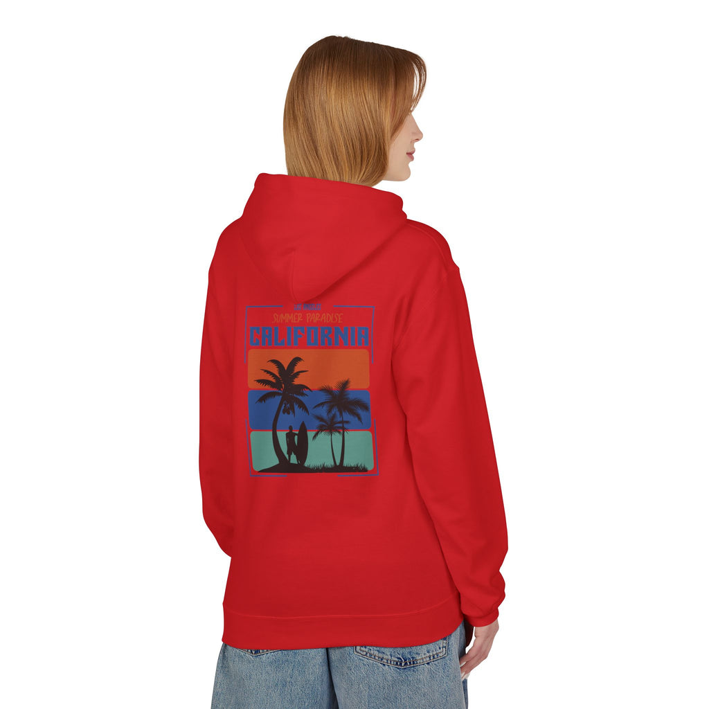 California Sunset Surf Hoodie  Summer Vacation Beach Pullover
