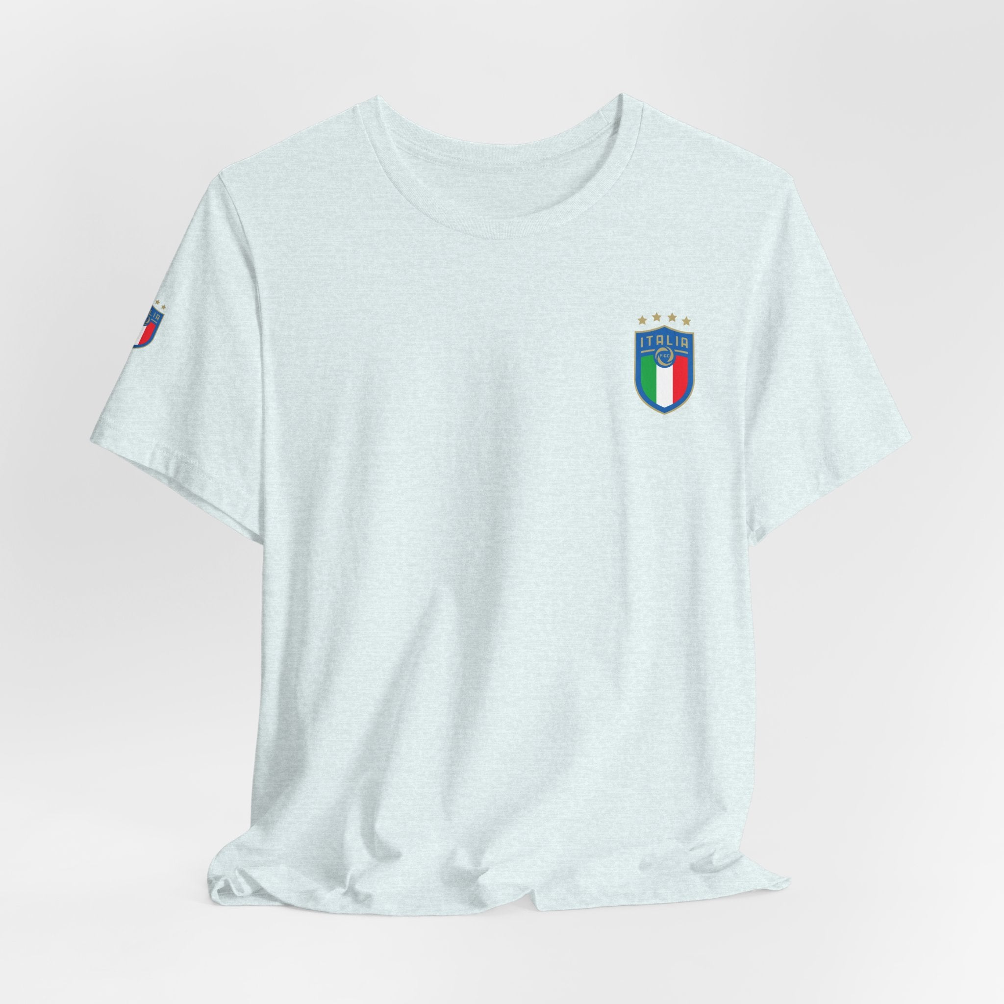 Italy Crest Tee  Italian Flag Shield T-Shirt