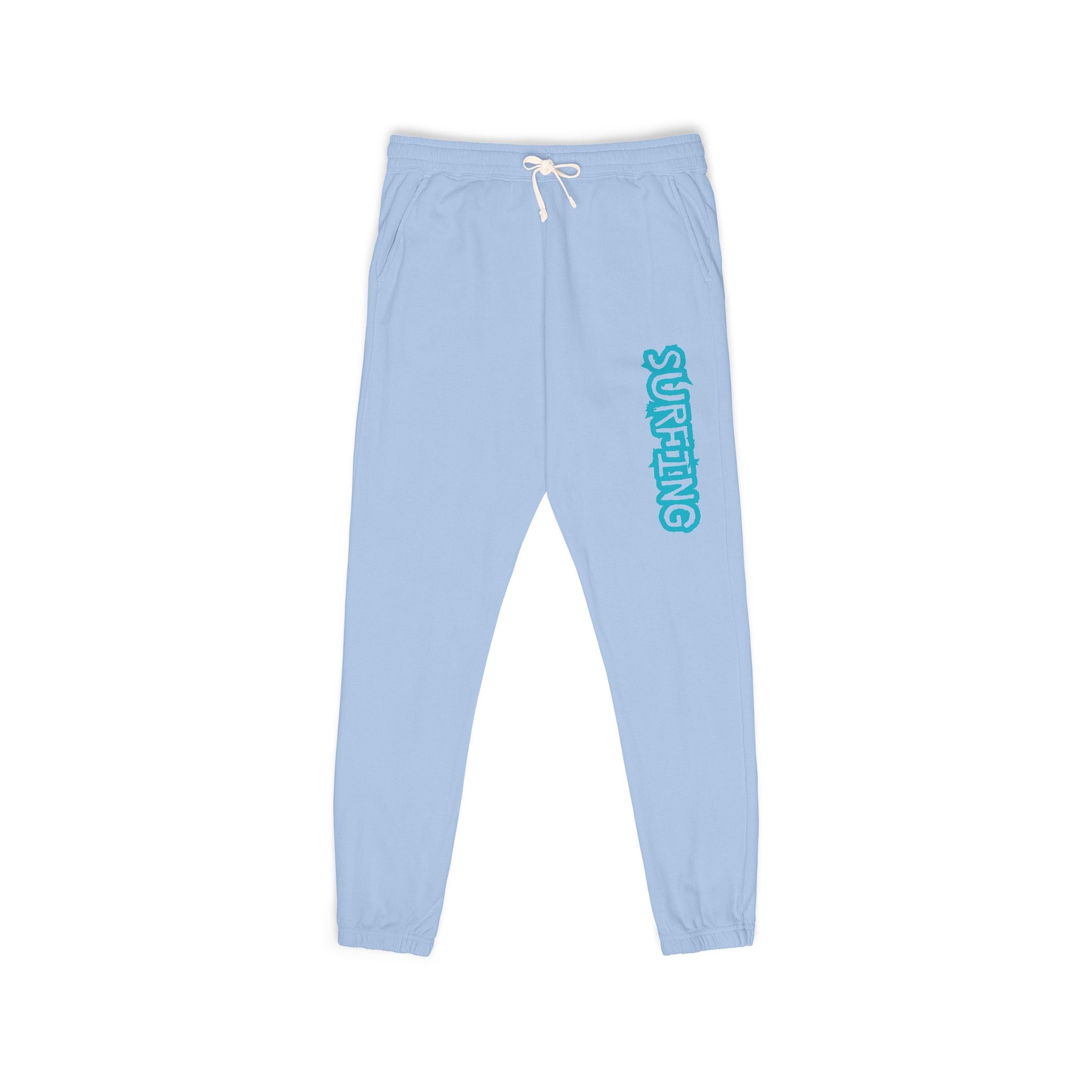 Surfboard Sunset Sweatpants — Surf Graphic Fleece Joggers