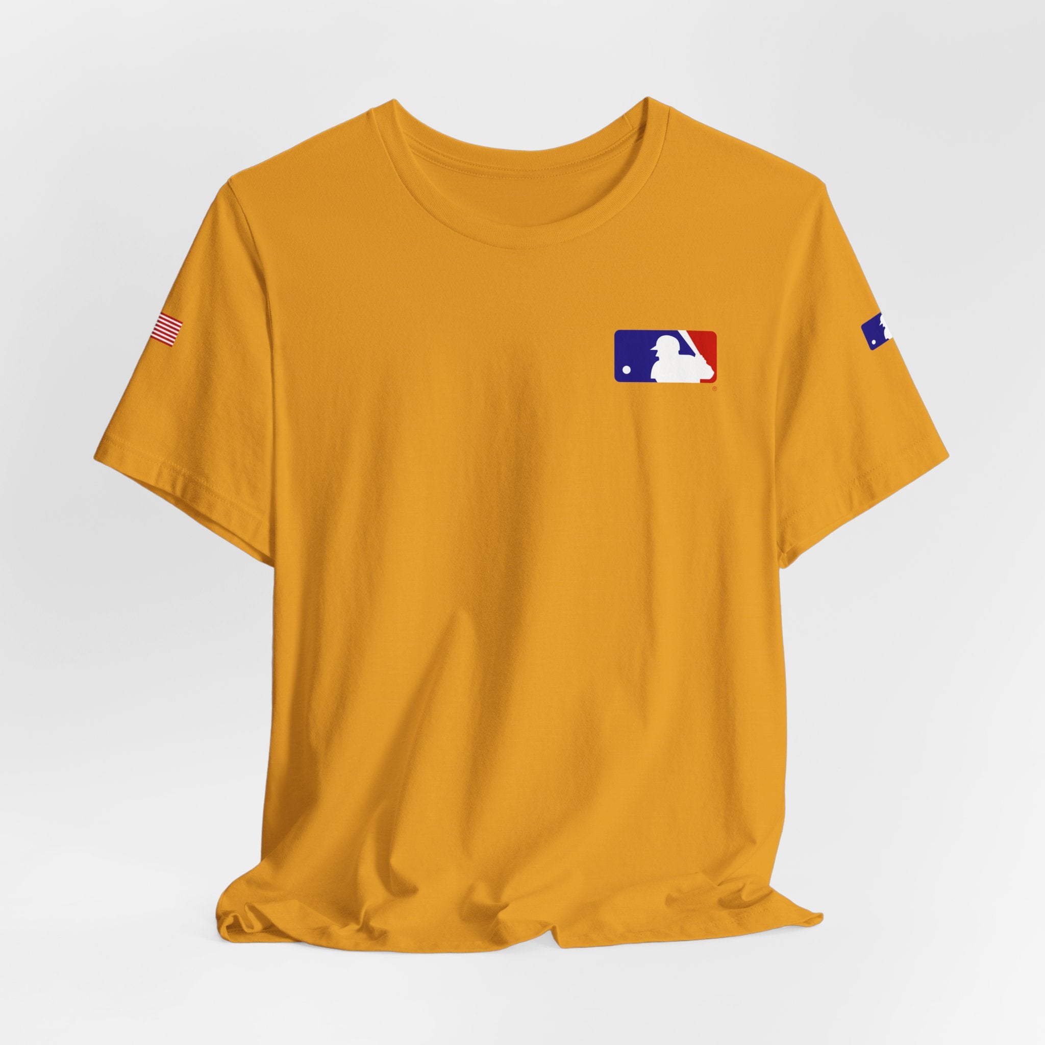 Baseball Logo T-Shirt  Minimal Chest Patch Tee