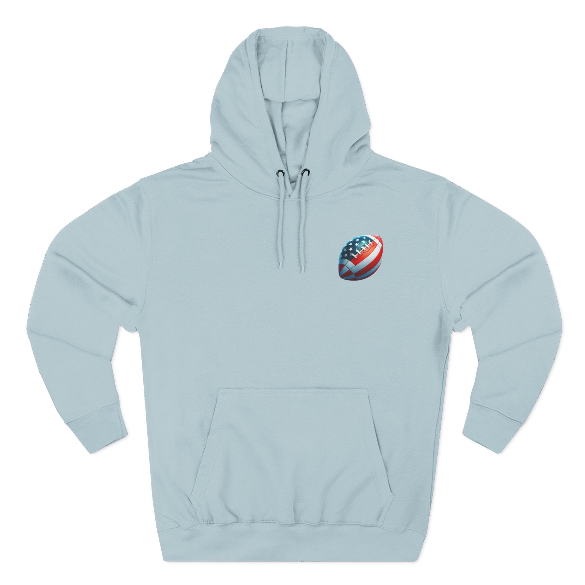 Football Helmet Skull Hoodie — Graphic Fleece Pullover for Fans