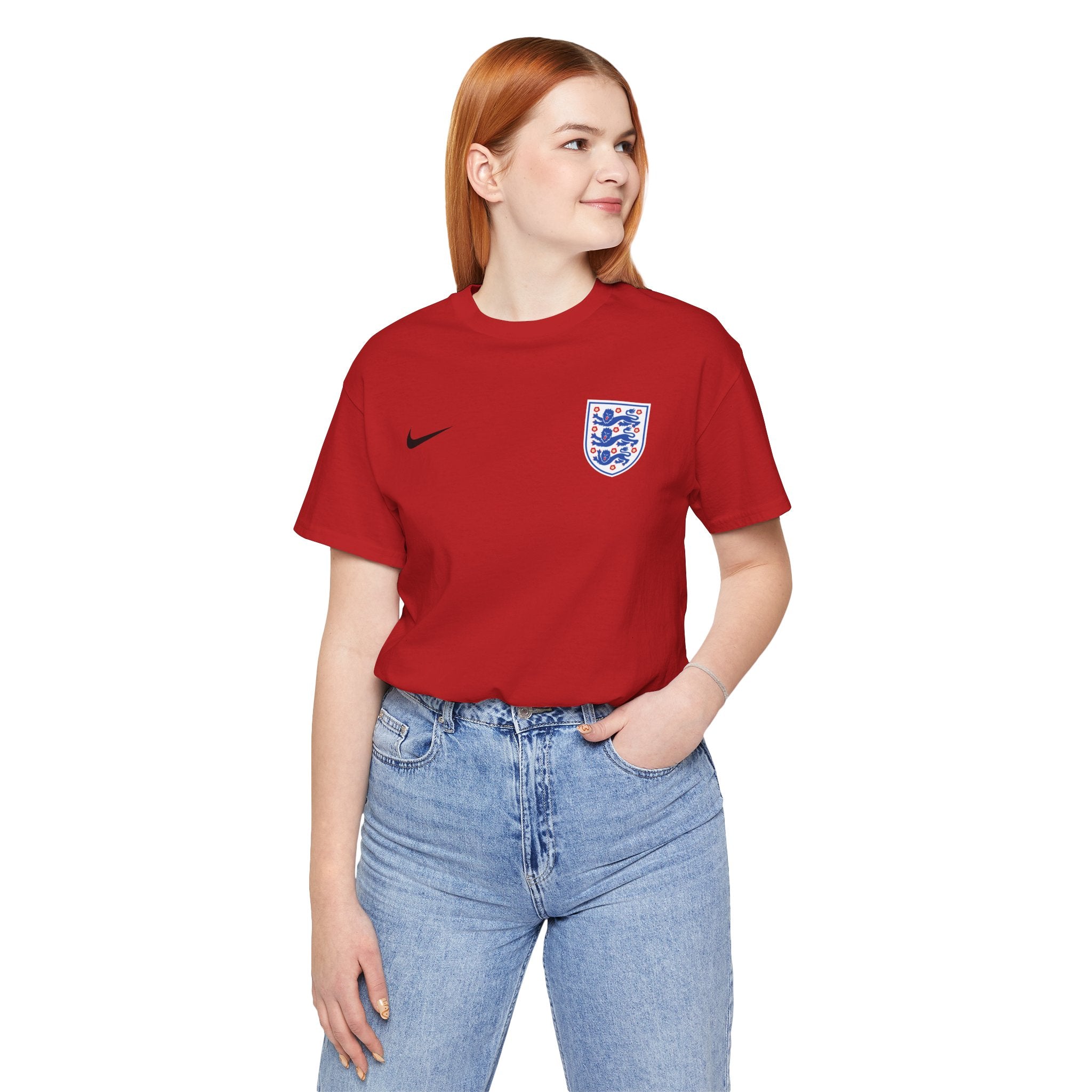 England Crest Soccer Tee — 'ENGLAND' Back Graphic