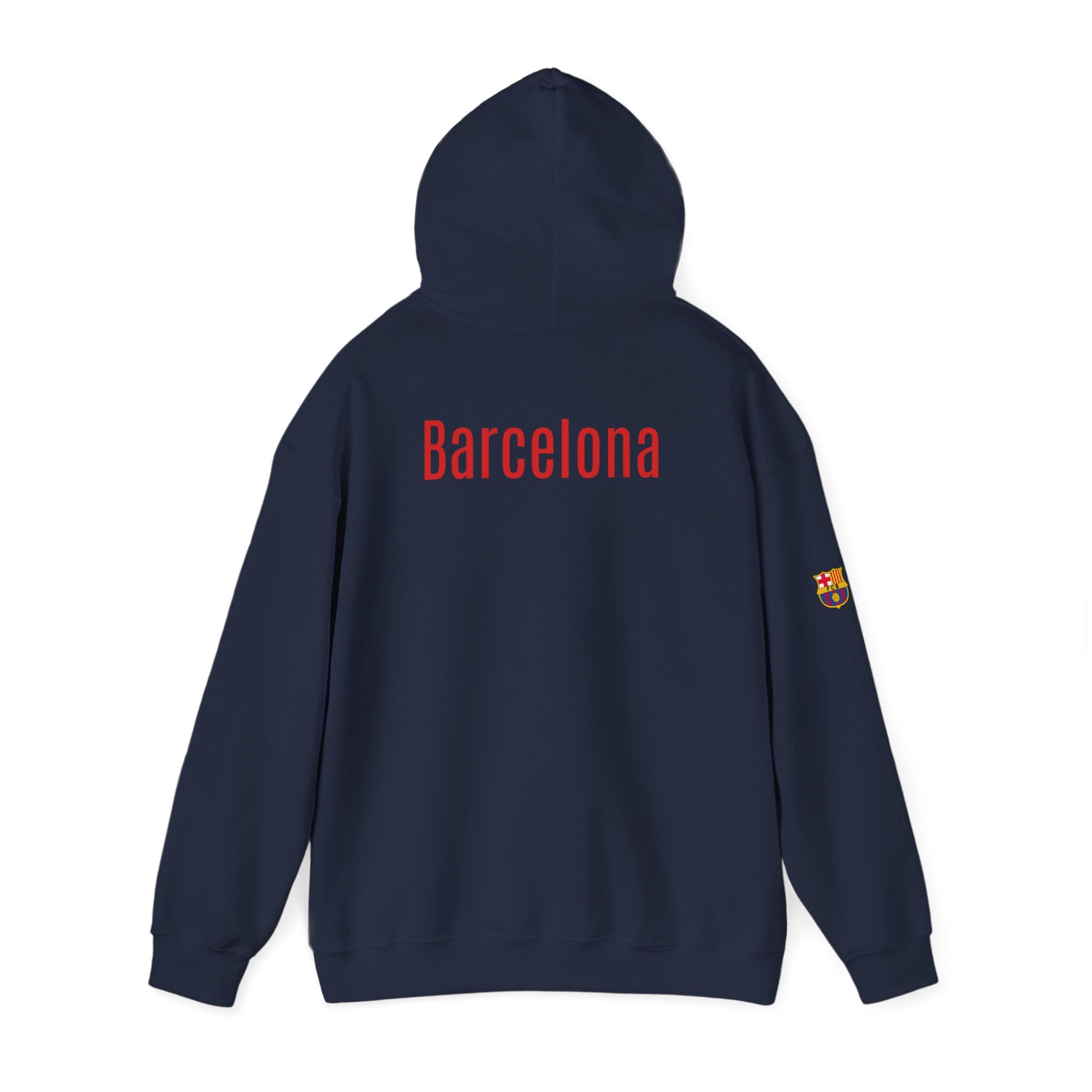 Hoodie  Barcelona Crest Hoodie with Small Badge