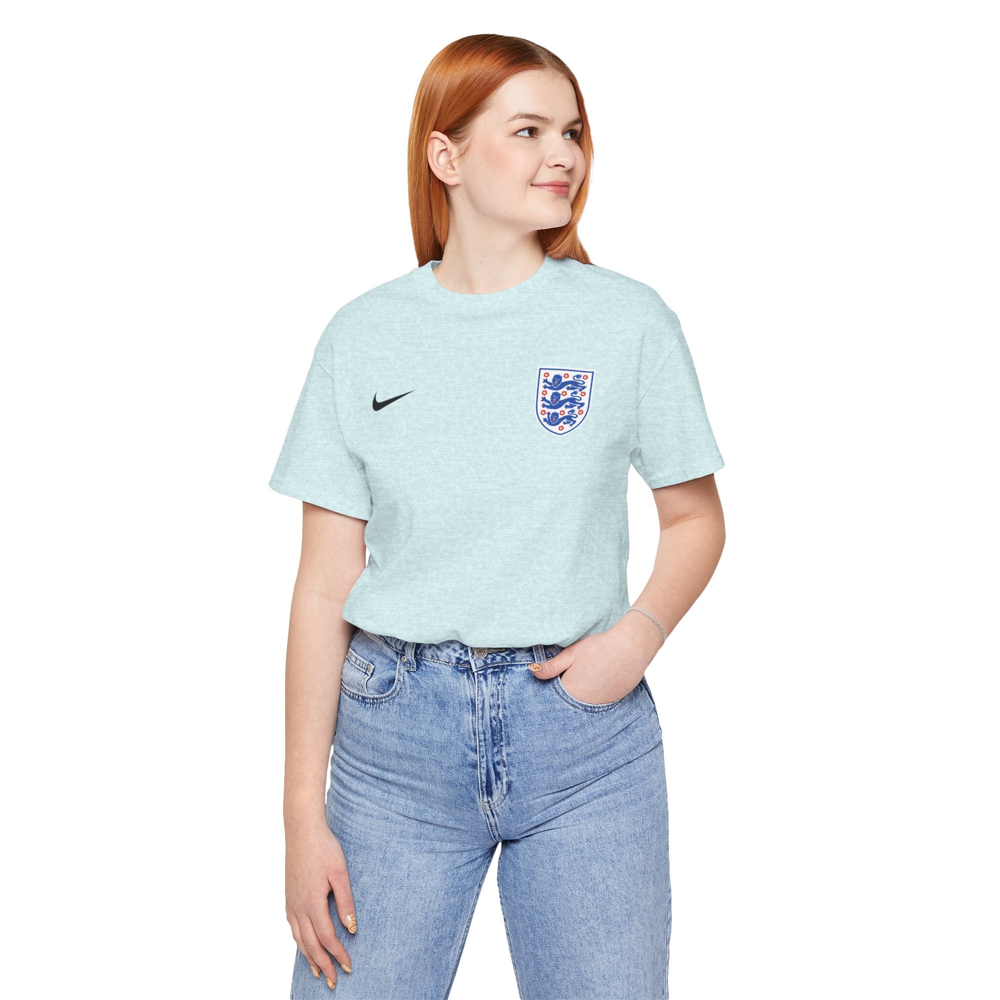 England Crest Soccer Tee — 'ENGLAND' Back Graphic