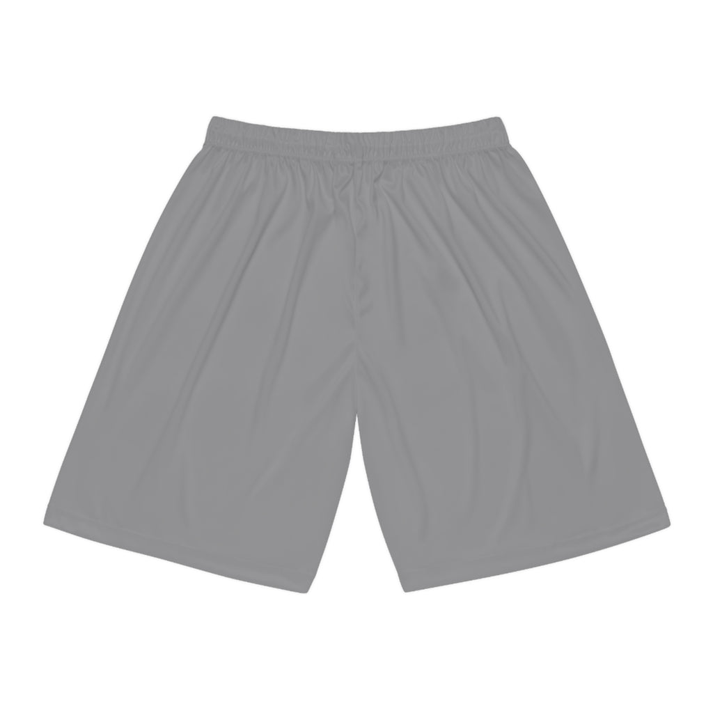 NBA Logo Basketball Shorts  White Athletic AOP Performance Shorts