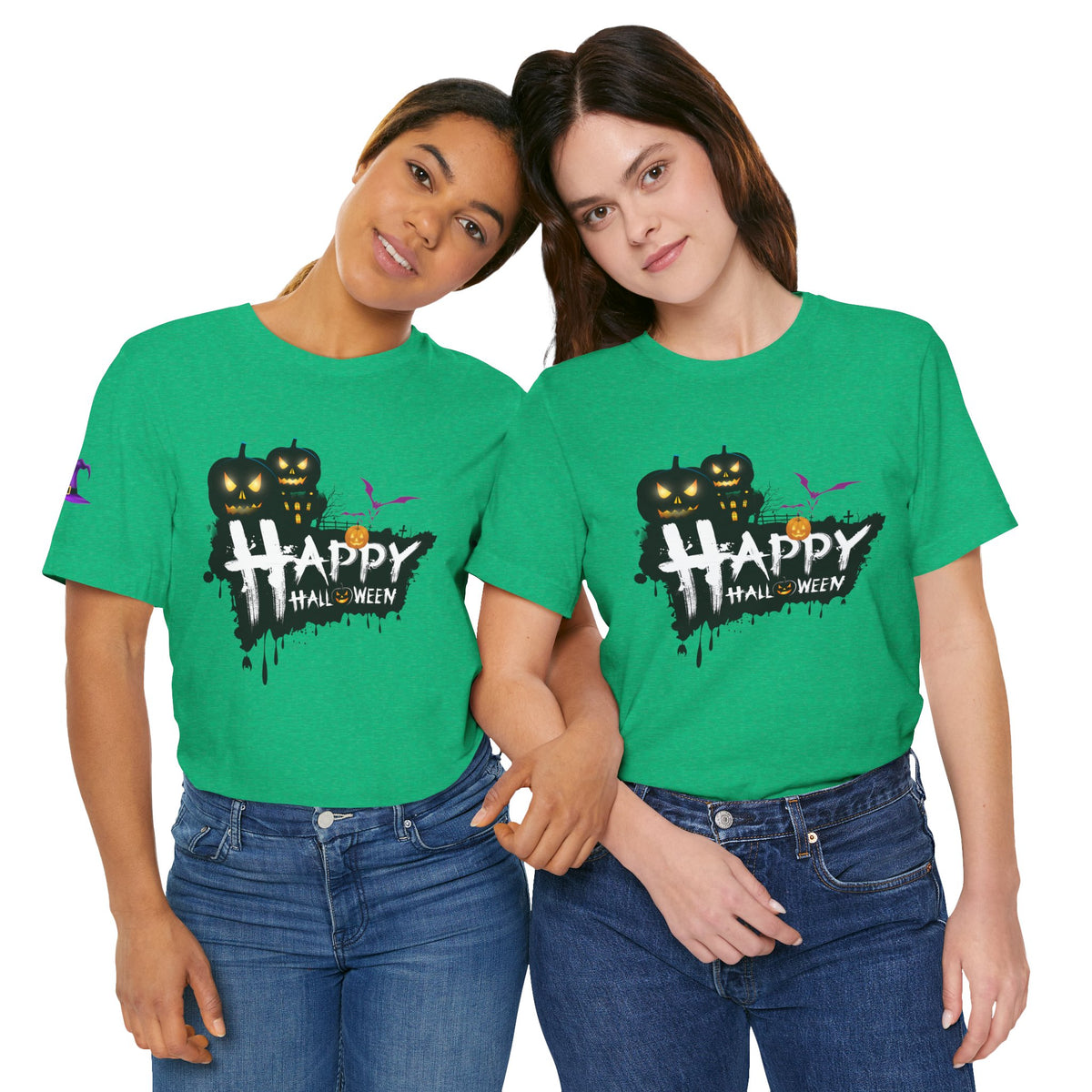 Happy Halloween Pumpkins T‑Shirt